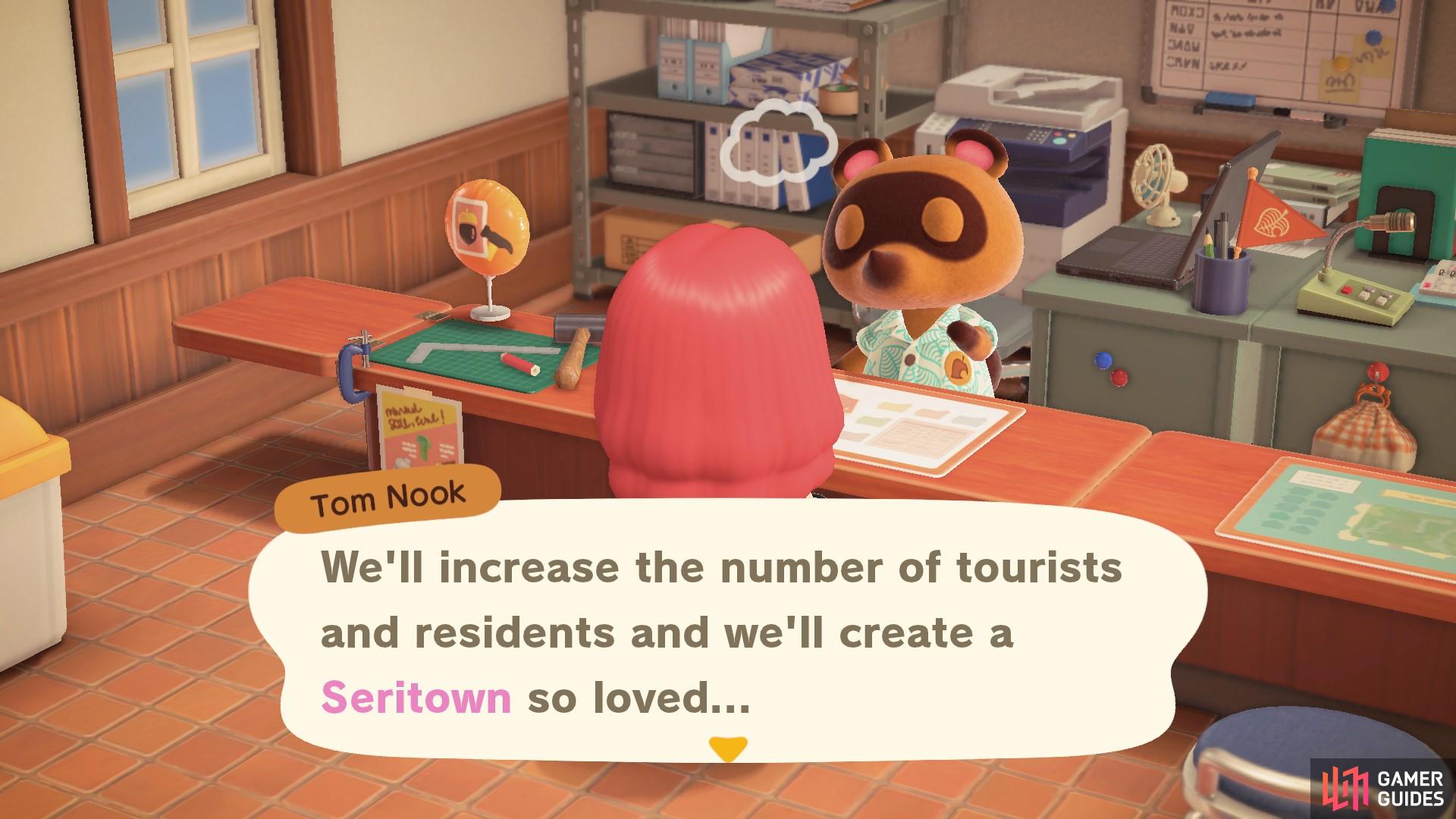 Nook really wants K.K. to perform on your island.