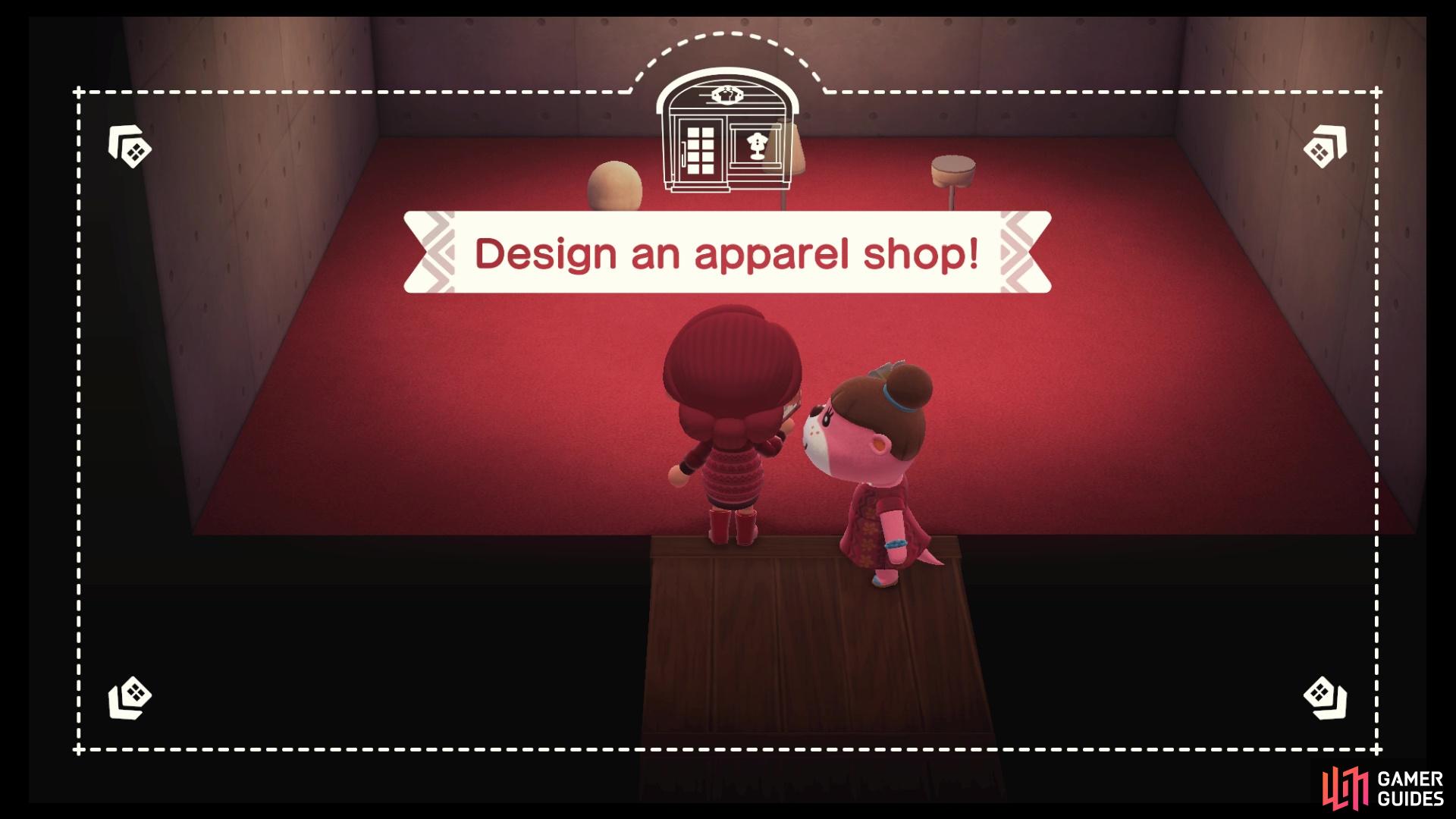 Time to remodel a clothing store!