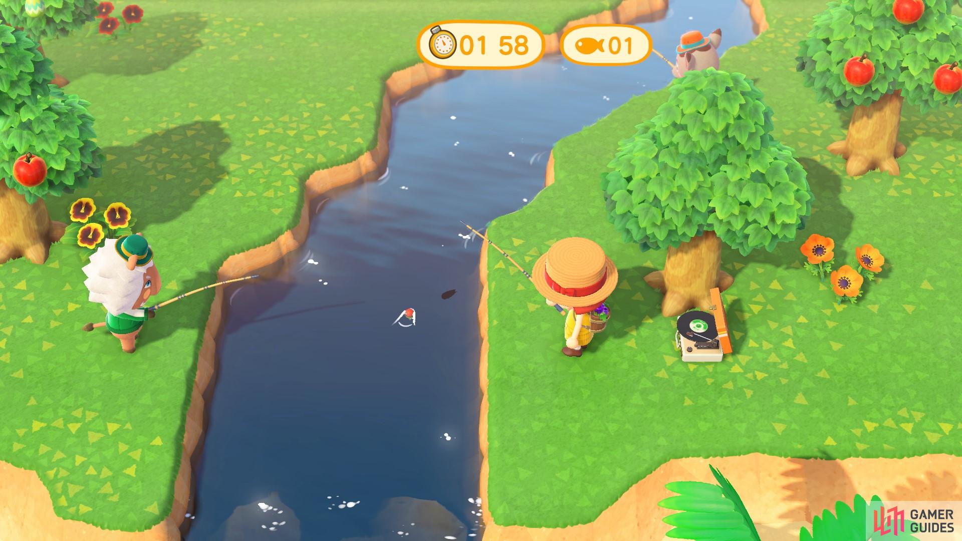 A lot of your villagers will be out and about fishing during the tourney.