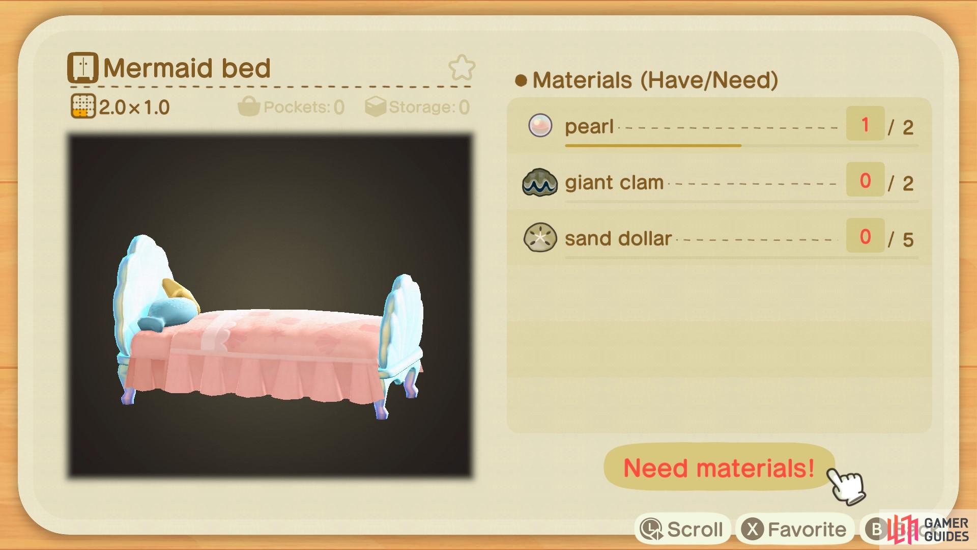 The mermaid set is a popular themed set amongst Animal Crossing players.