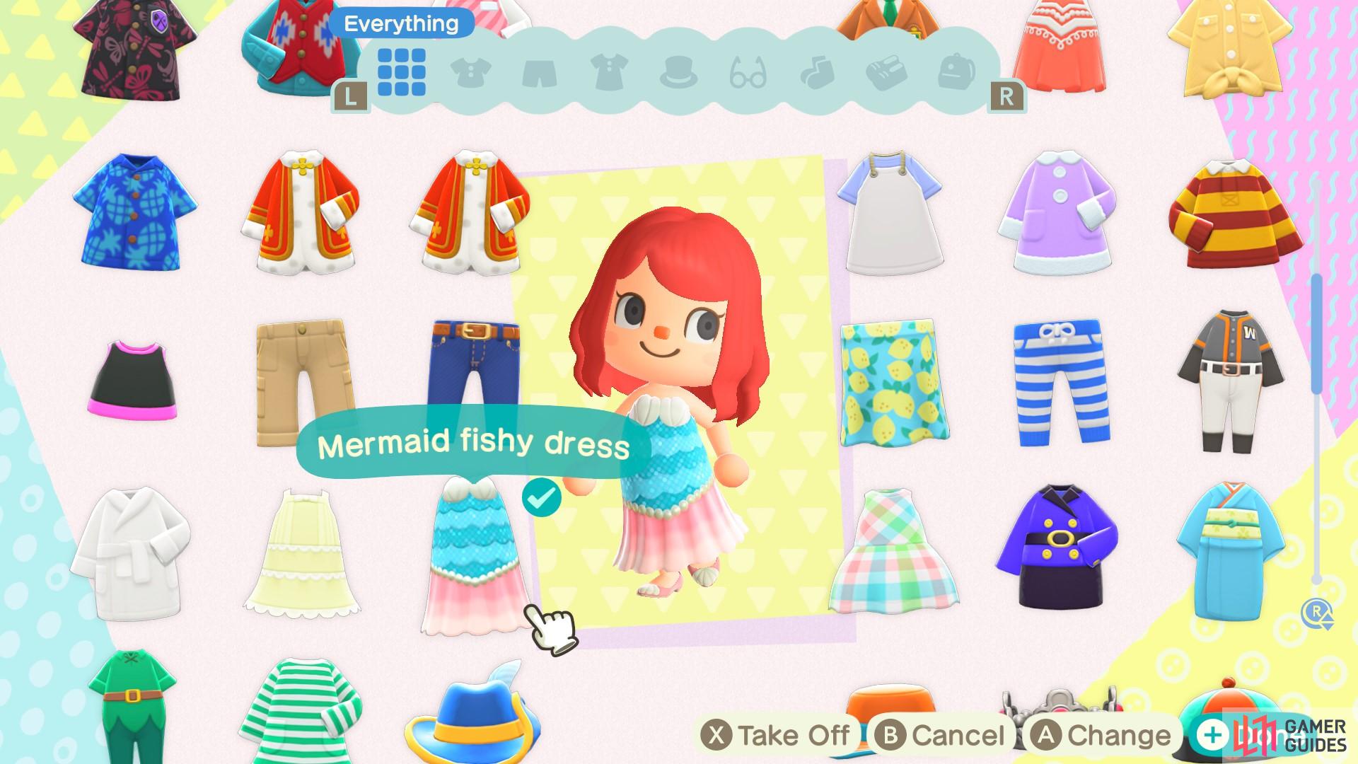 Pascal will sometimes trade Mermaid dresses for scallops.