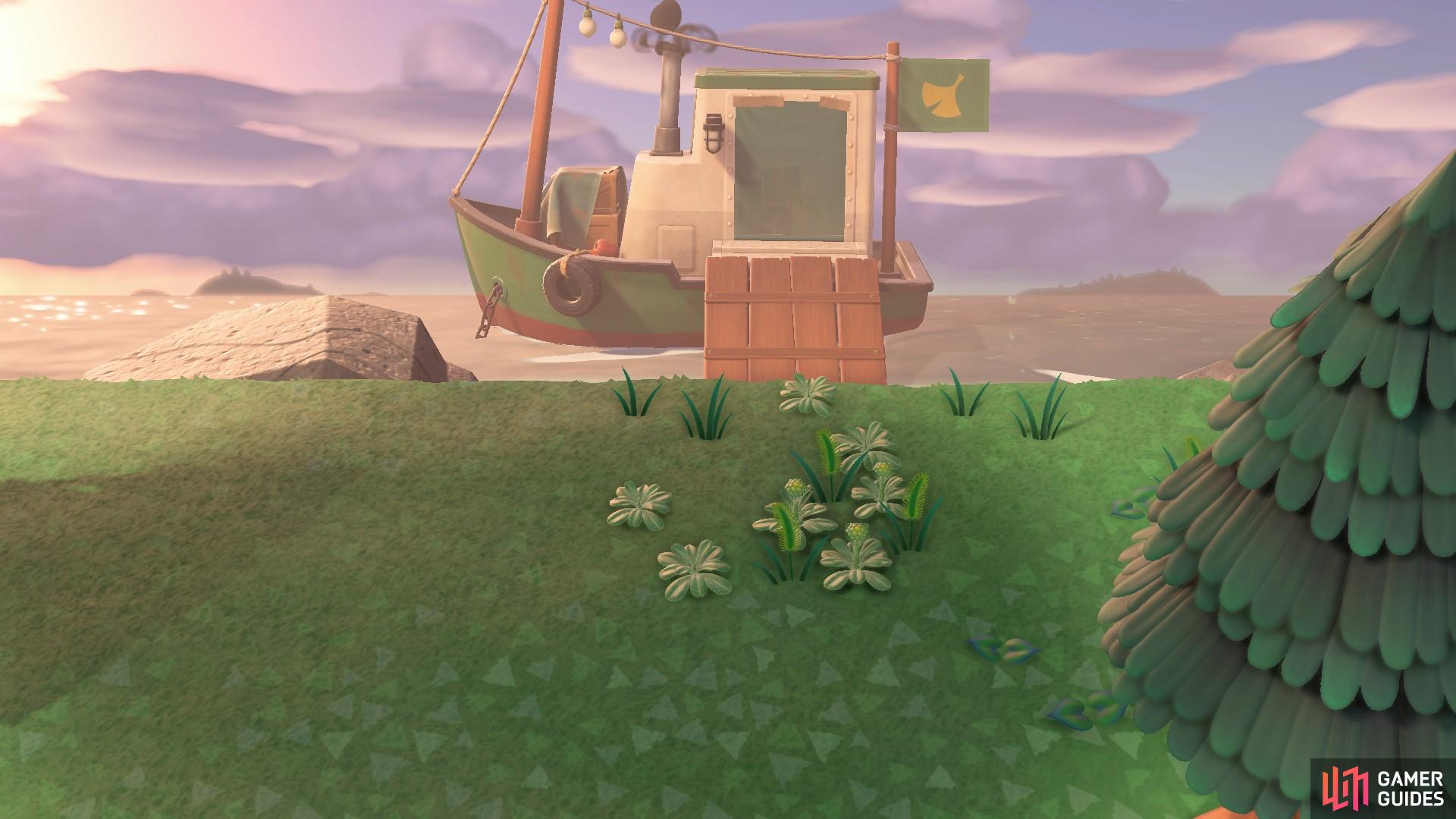 Keep an eye out for Redd's dodgy boat docked up on your island's secret beach.