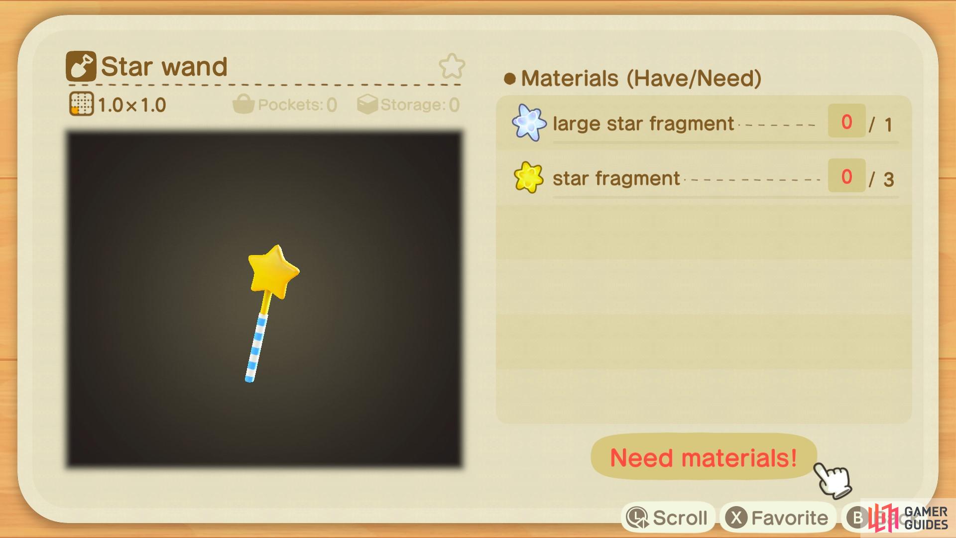 The star wand is the first recipe Celeste will gvie you!