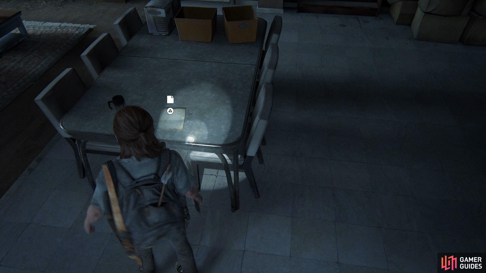 Use the truck to reach the buildings second floor, then go into the room on the right to find an Artefact on the table