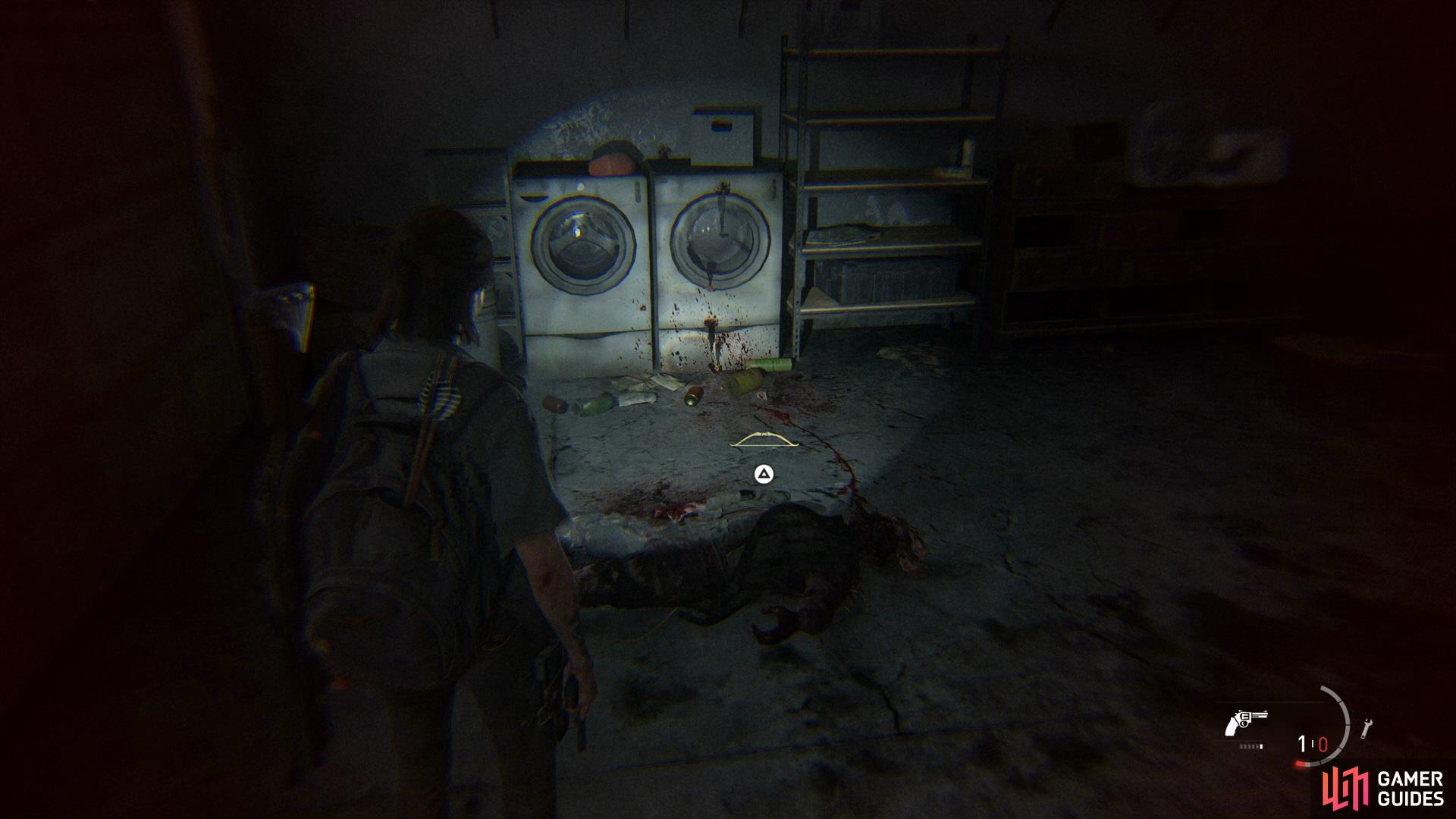 then collect the bow from the recently killed infected.