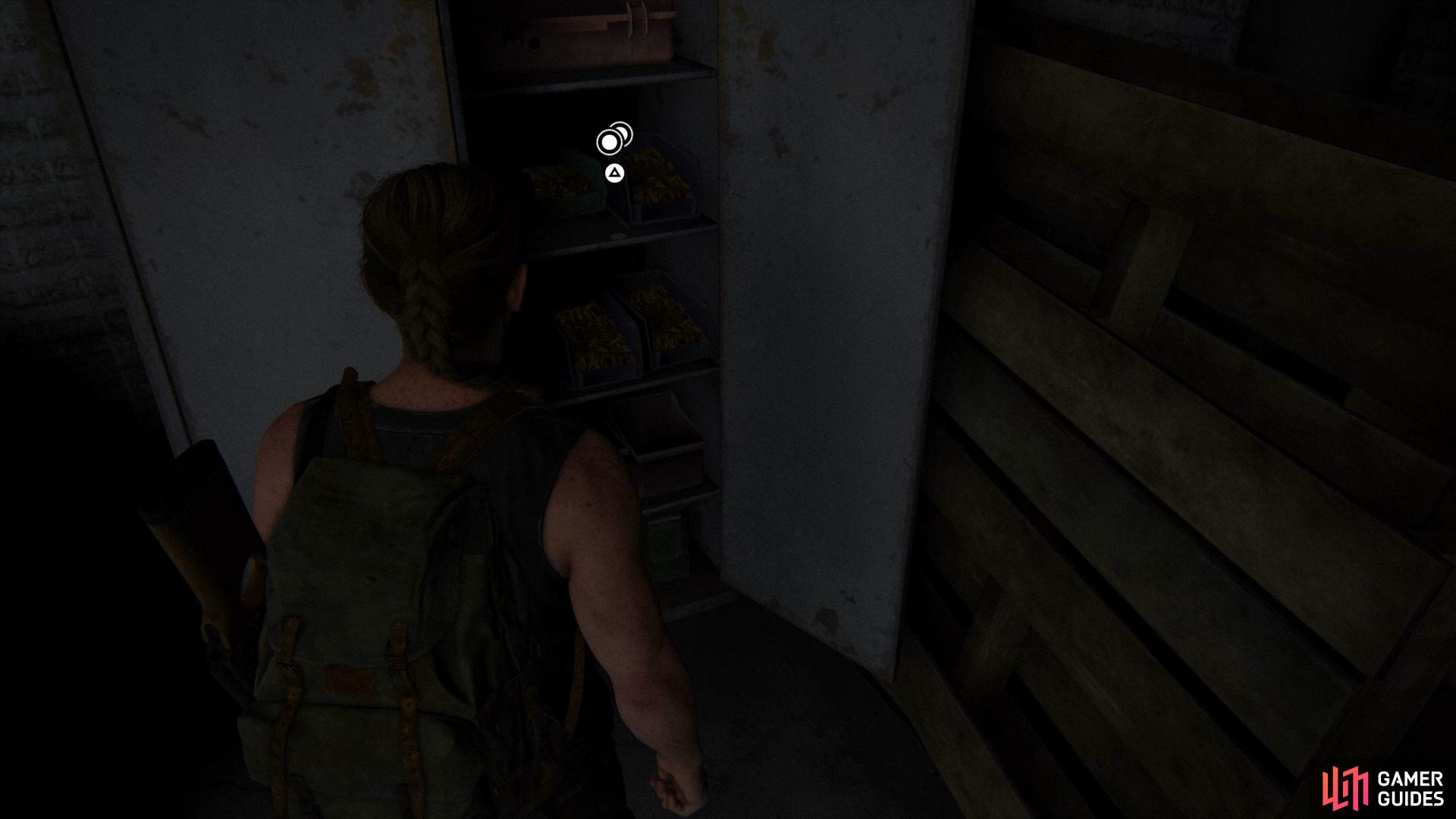 then take a left when you reach garage to find another Coin in a locker. 