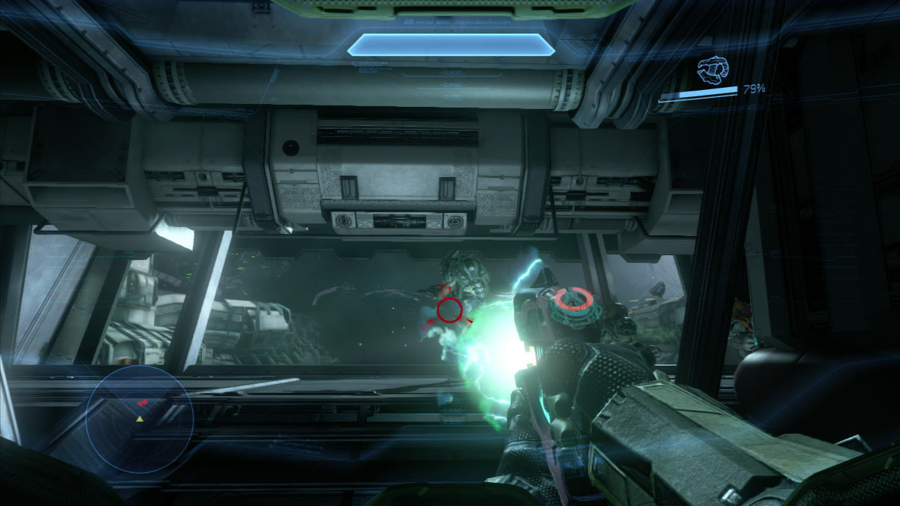The primary fire of the plasma pistol is next to useless, but holding the fire button down will charge up a plasma ball that is extremely useful. Hitting an enemy with the secondary overcharge function is a sure fire way to take down a brutes armor or destroy a jackals shield, leaving them open for a nice, clean headshot. Additionally, if you can hit a manned vehicle with the overcharge, it will become temporarily disabled, giving players a window of opportunity to kill the driver or hijack the vehicle. It is only really useful at short-mid range.