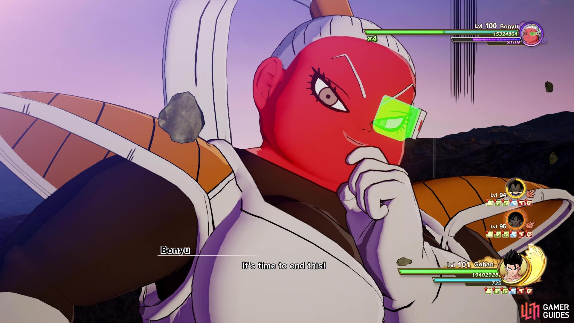The Special Training pits you against a former member of the Ginyu Force