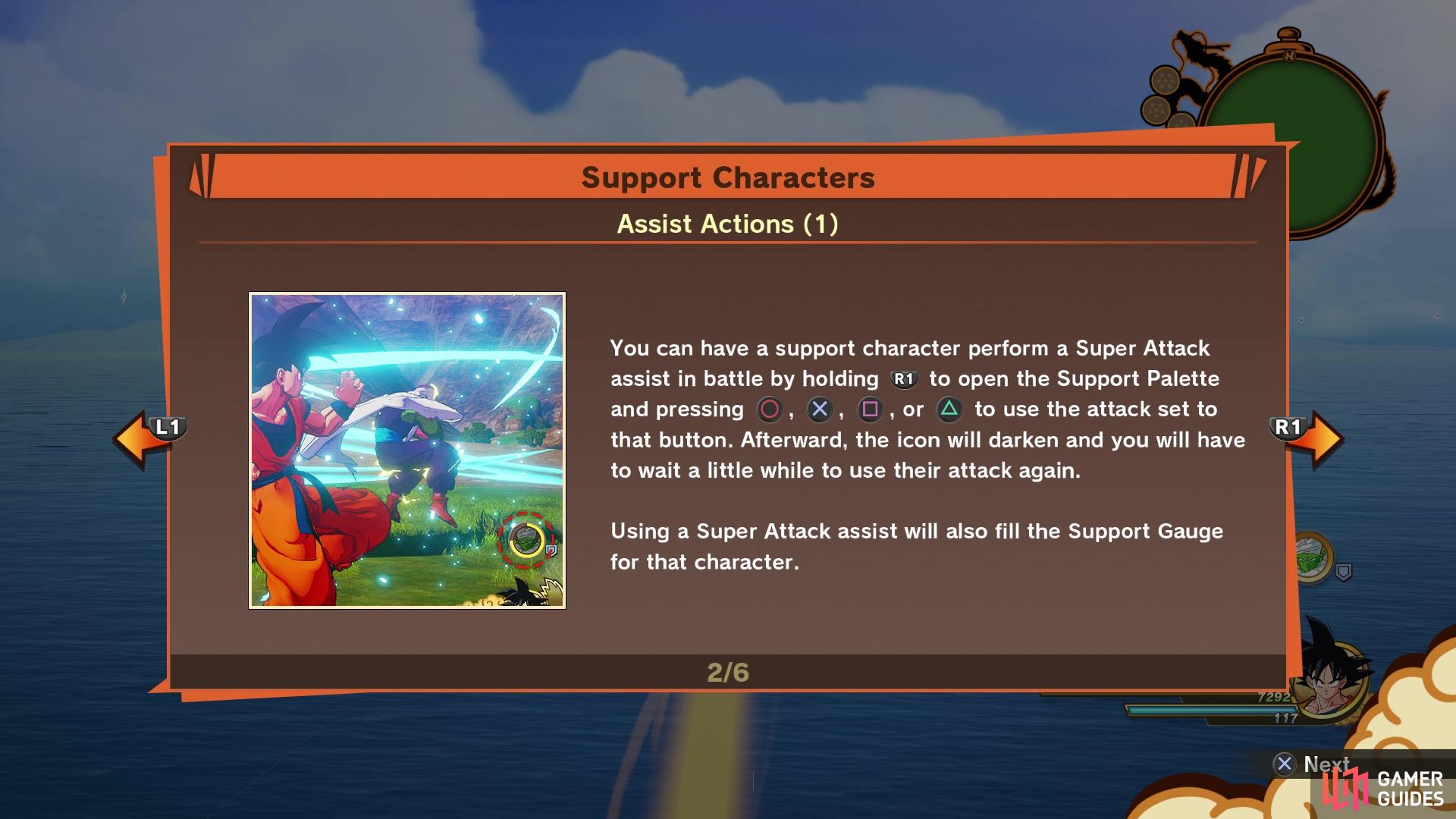 Having a support character will help in some of the tougher battles