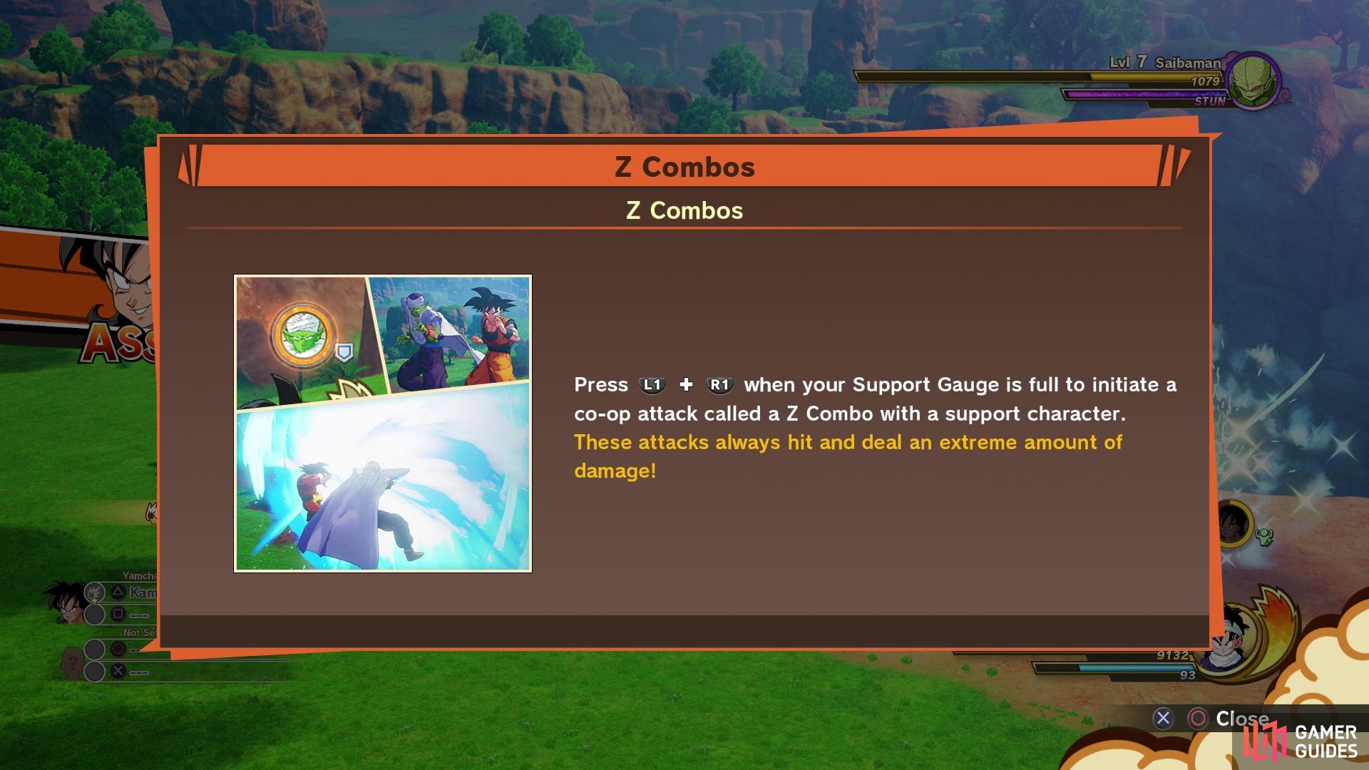 Z-Combos are great chances to score free damage