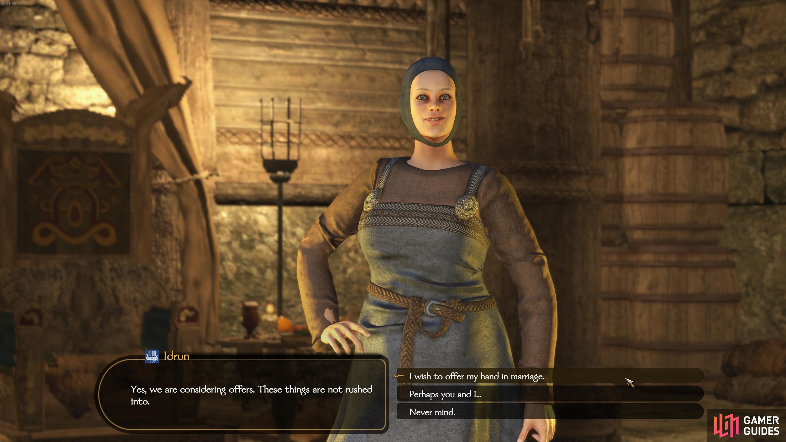 You can offer marriage directly or indirectly, either dialogue option works.