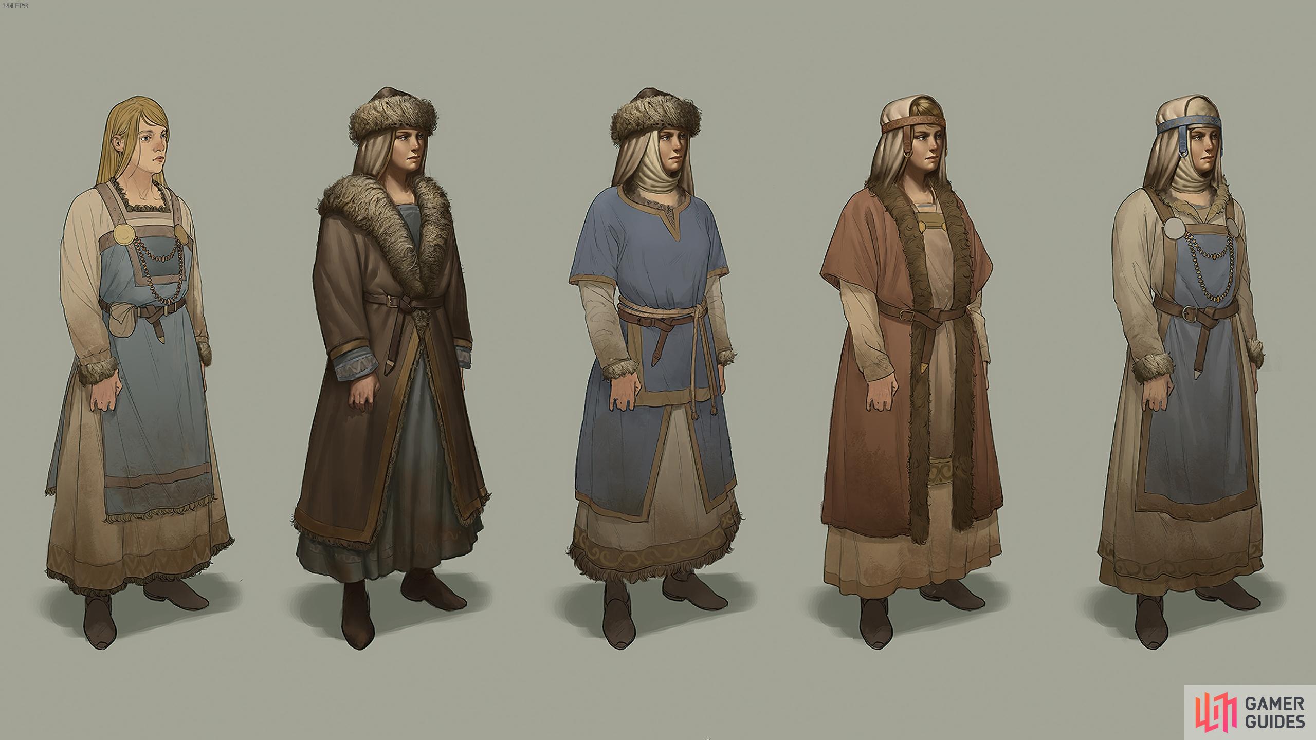 There are plenty of NPC concept art pieces featured.