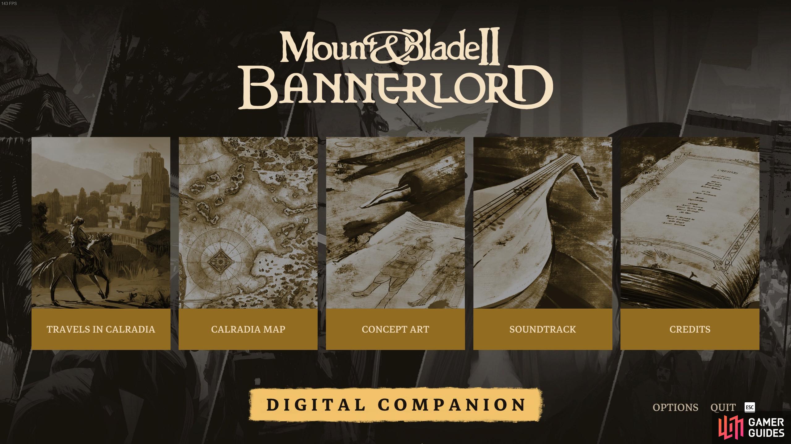 Digital Companion, M&B II: Bannerlord.