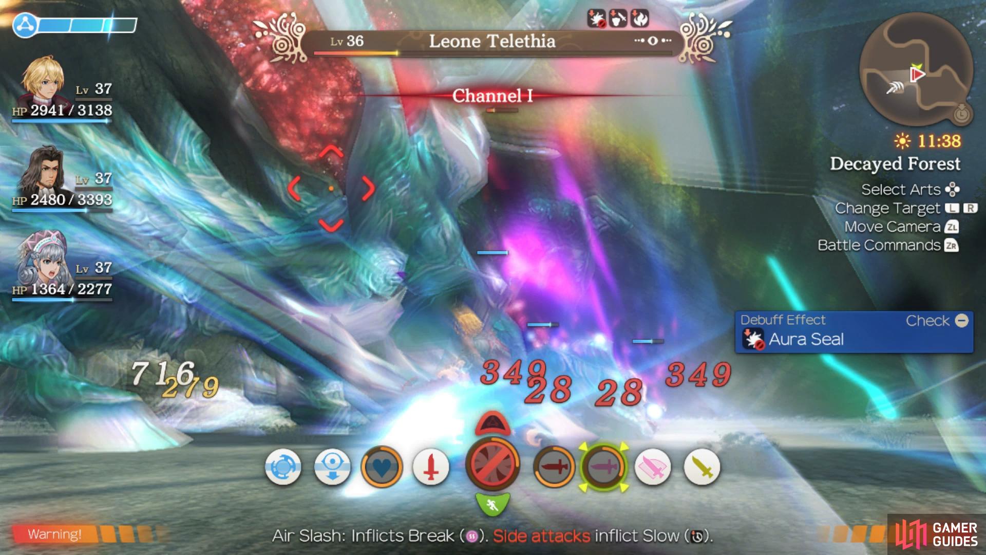 Channel will deal minor damage to all targets in an arc in front of it