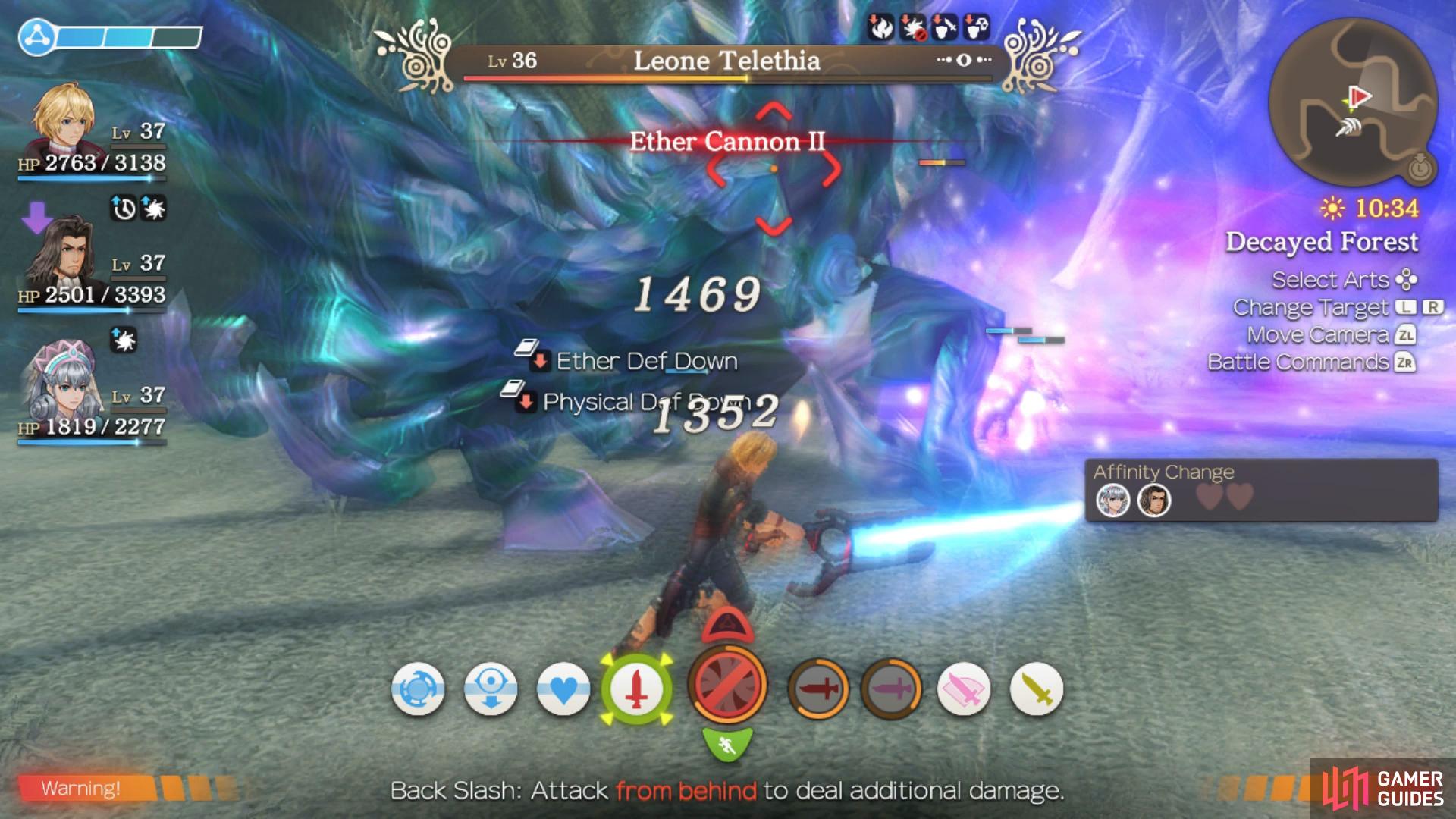 Ether Cannon II is a deadly attack on enemies in front of it