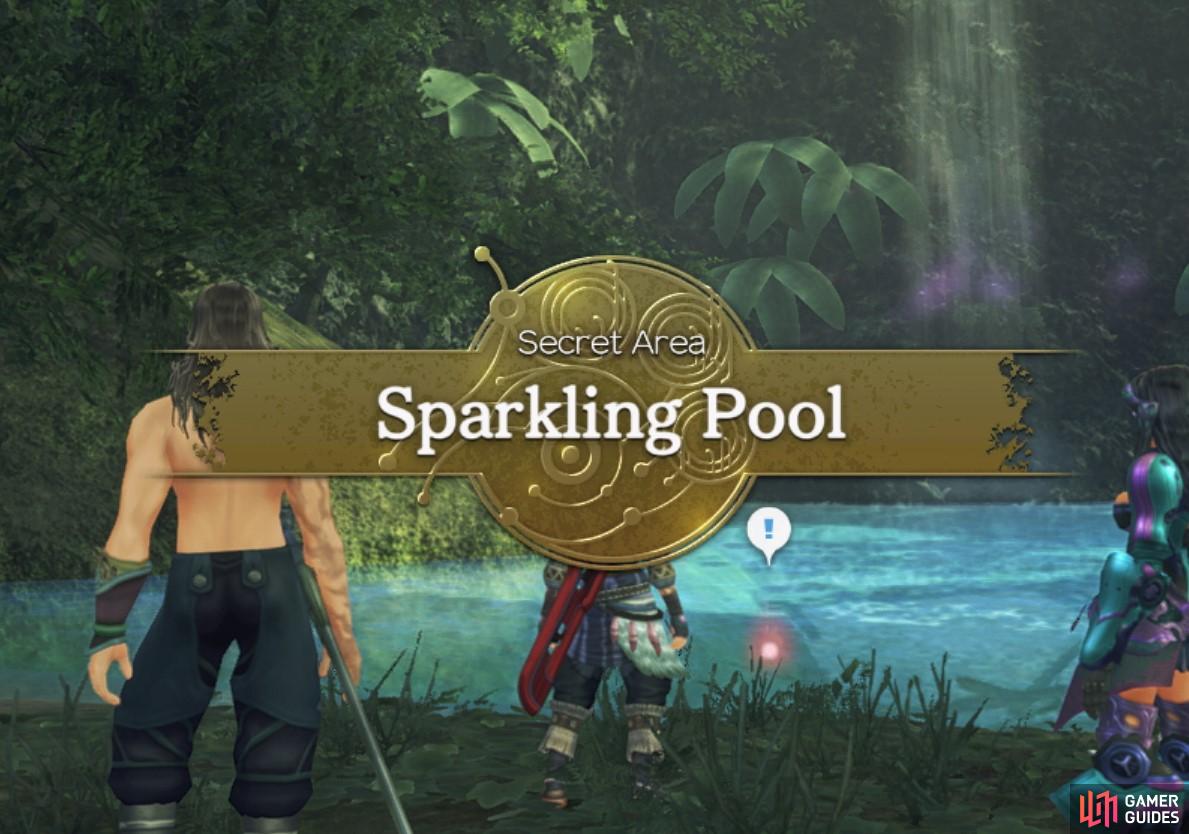 Sparkling Pool is a Secret Area