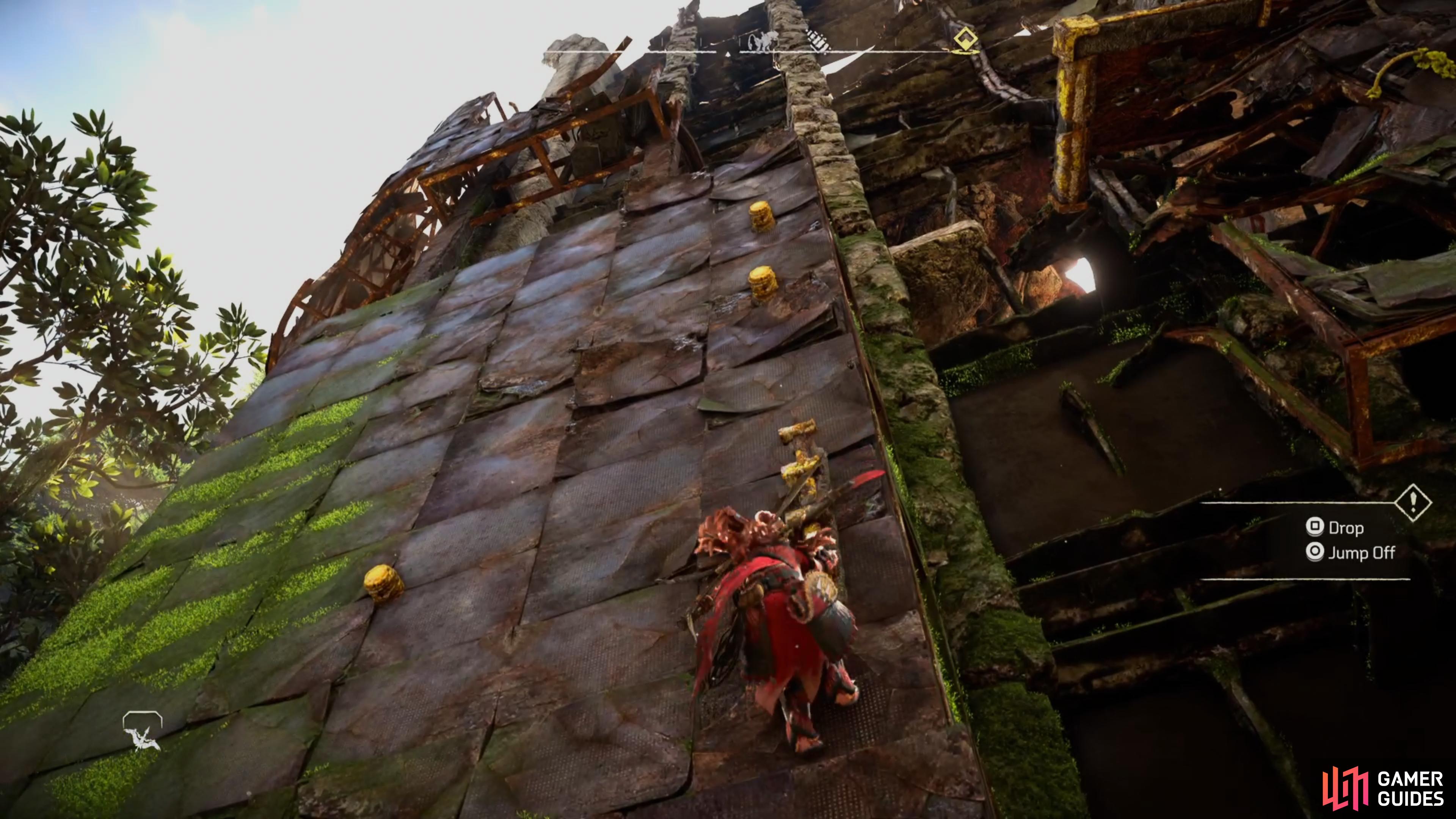 Climb into the relic ruin