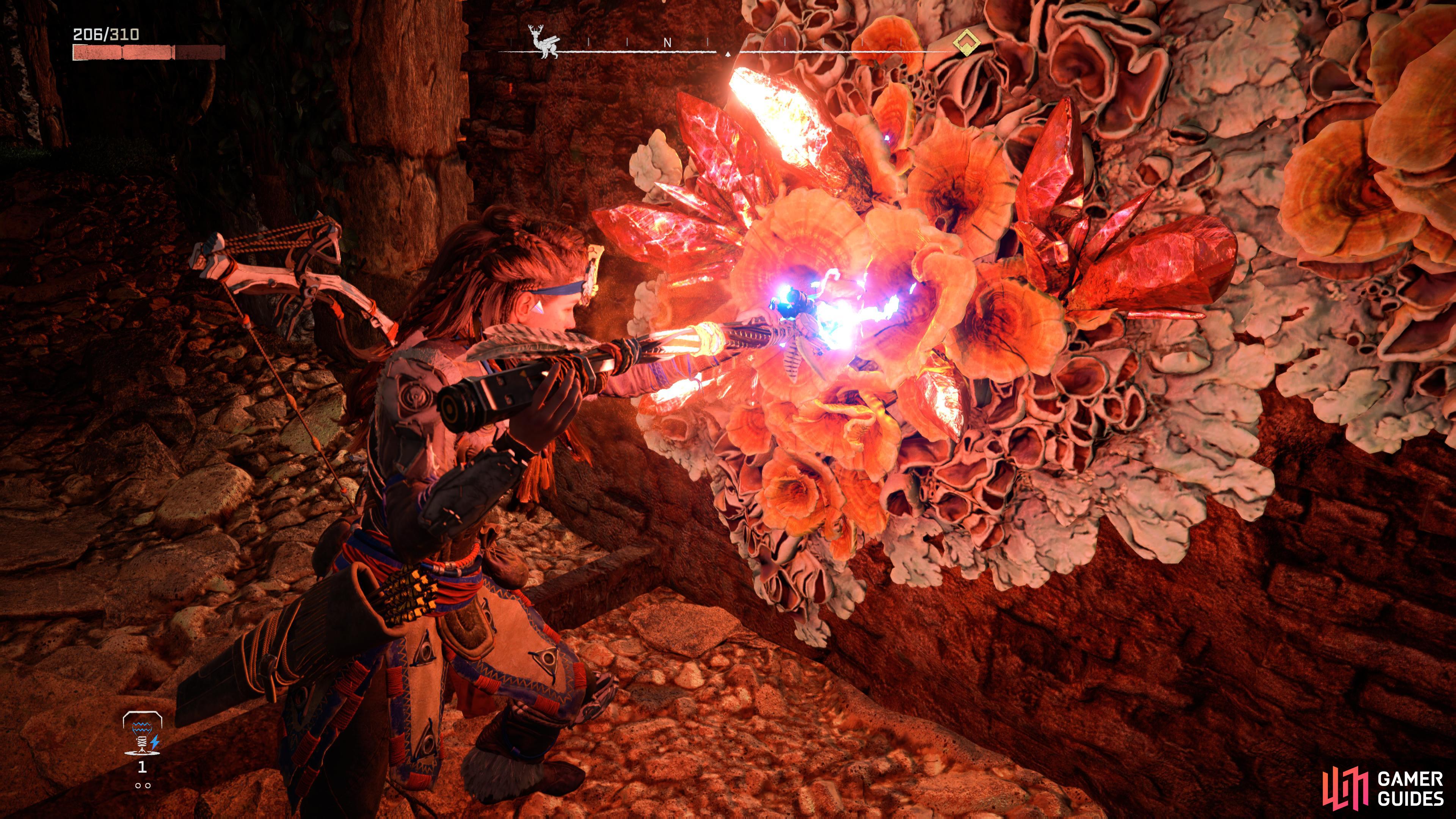 then use your igniter on the Firegleam to blow a hole in the wall before pulling the carriage inside.