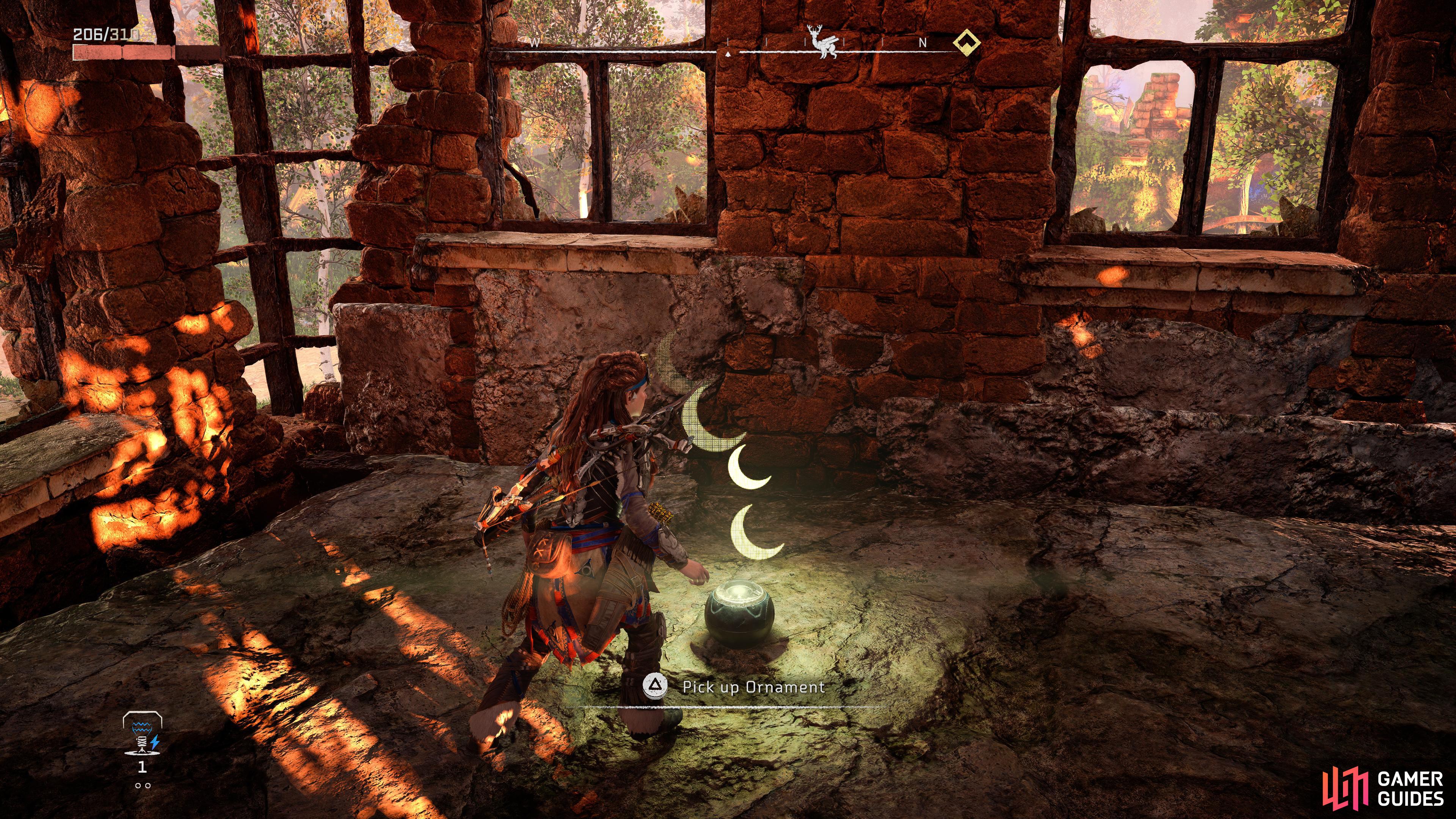 Finally,  climb the pillar and collect the Stanfort Days Ornament. 