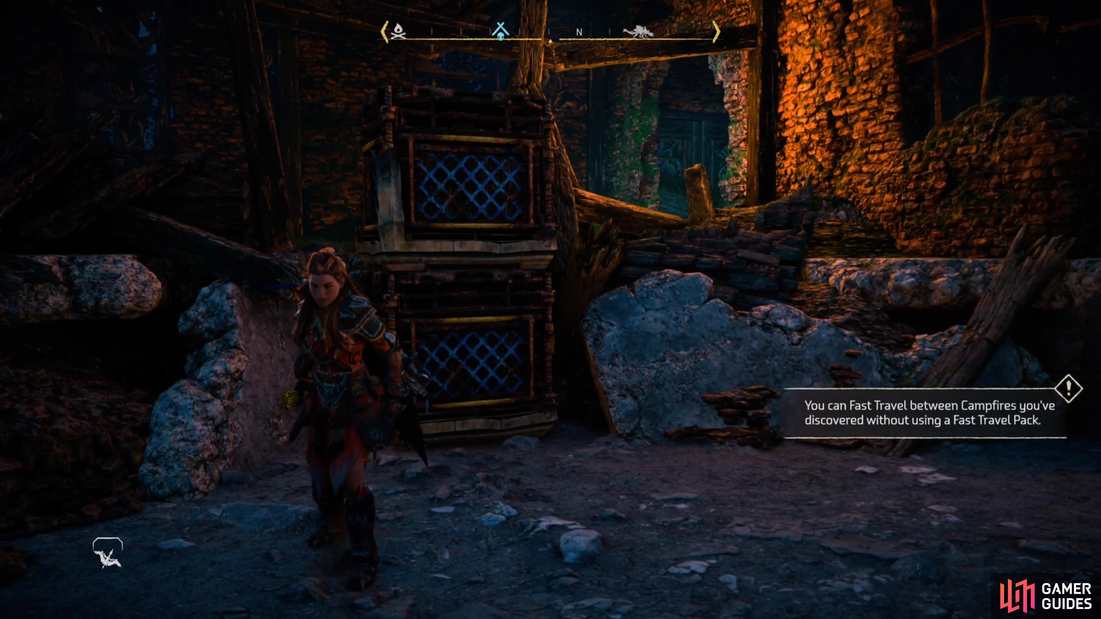 then break up open the wall below and drag the other crate so its on top.