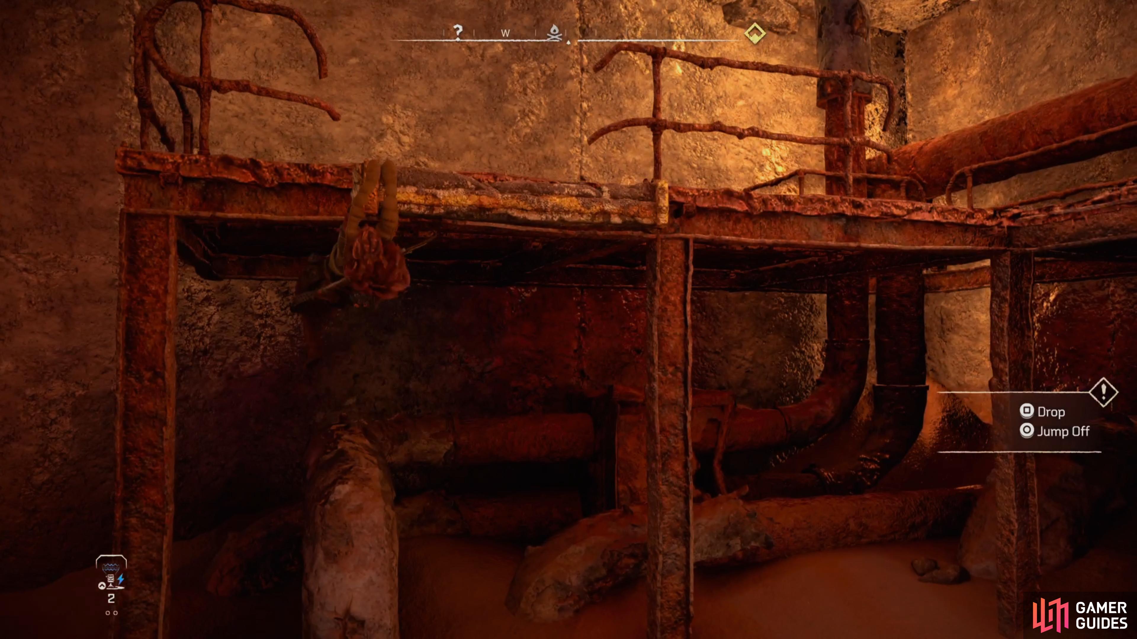 so you can reach the valve up above. 
