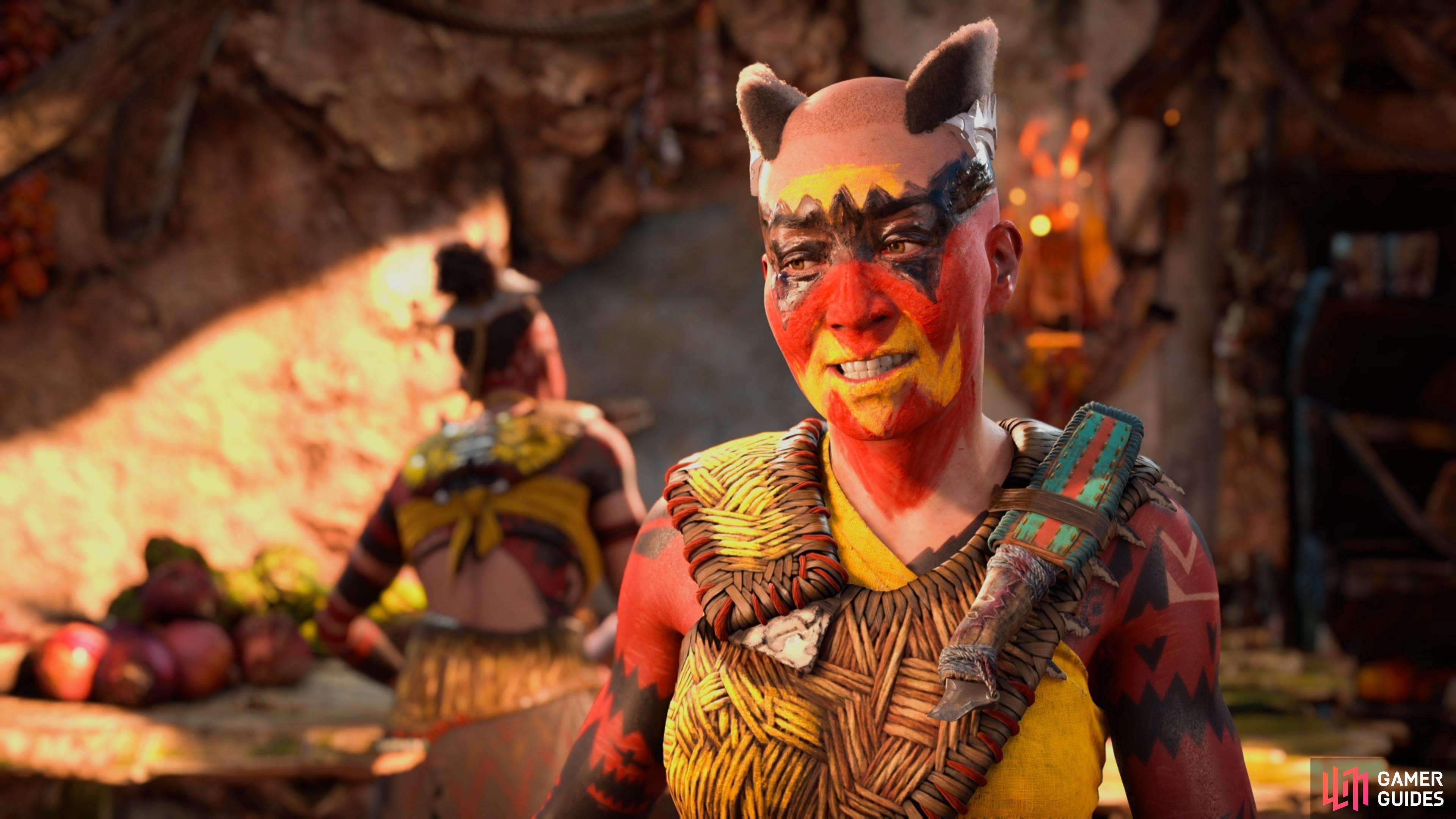Aloy meets Pentalla for the first time. 