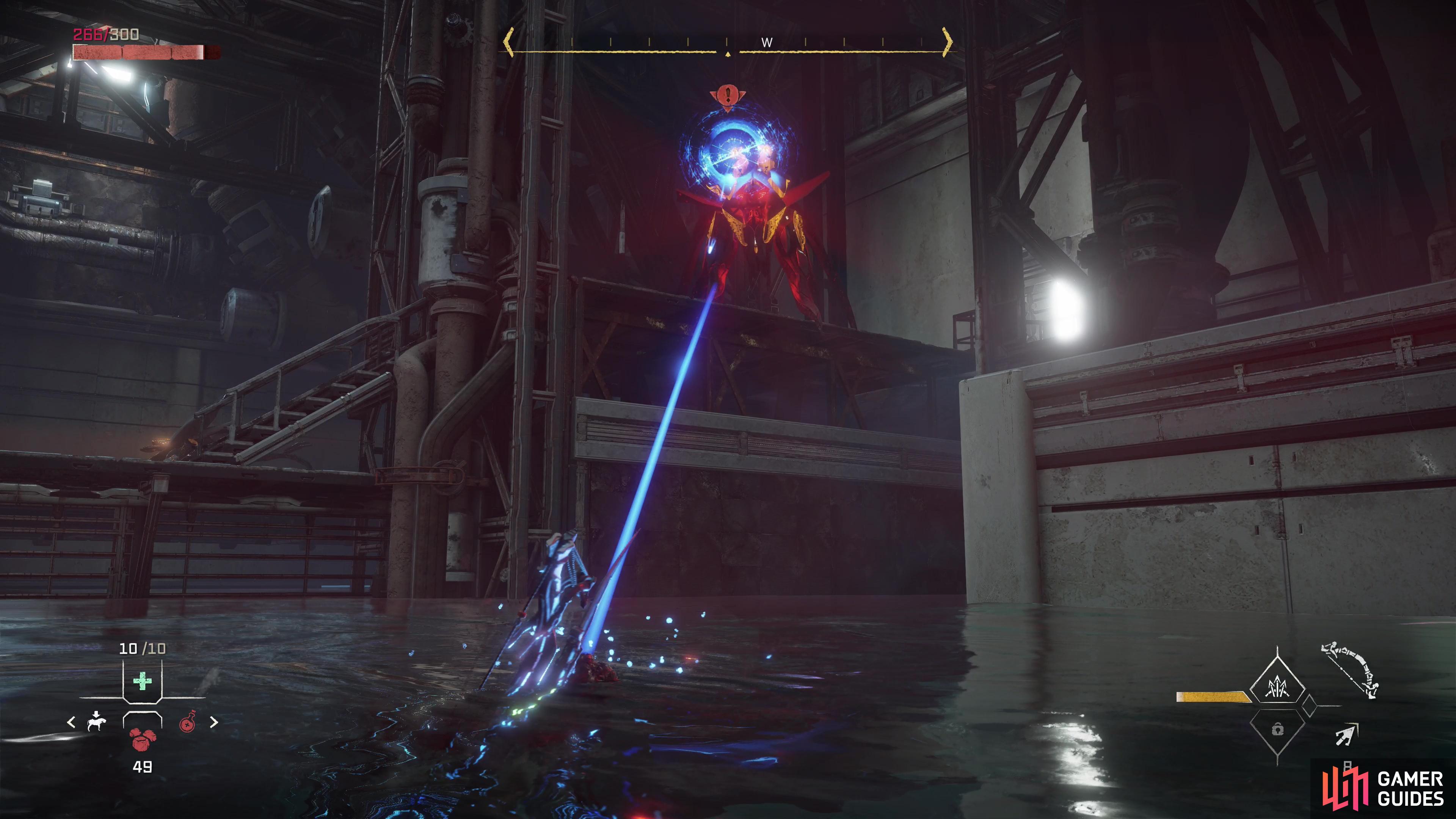 While they won't join you for a swim, Specters are still dangerous at range due to their Pulse Cannons.