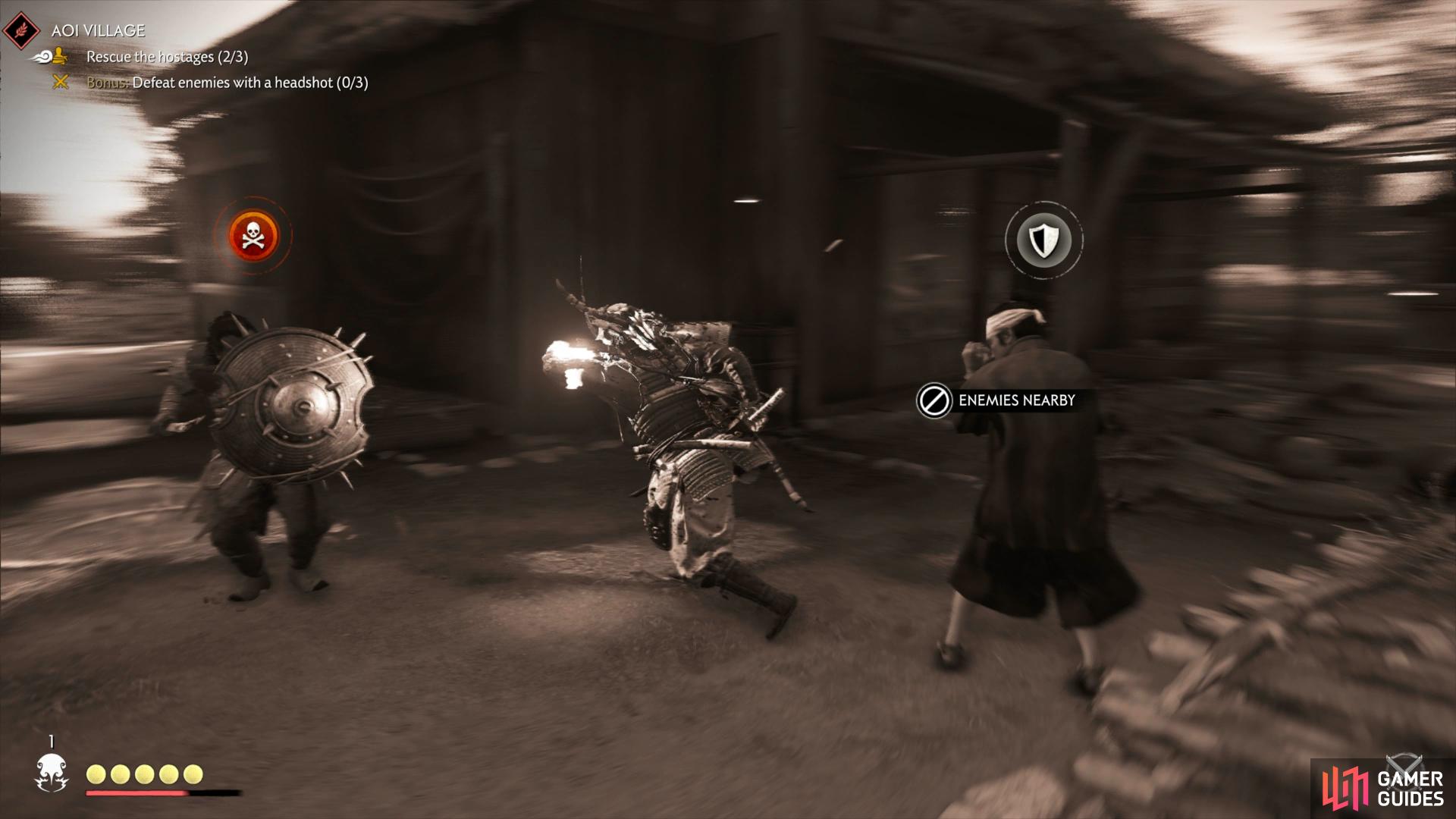 you may need to rush over to the center and protect the final hostage.
