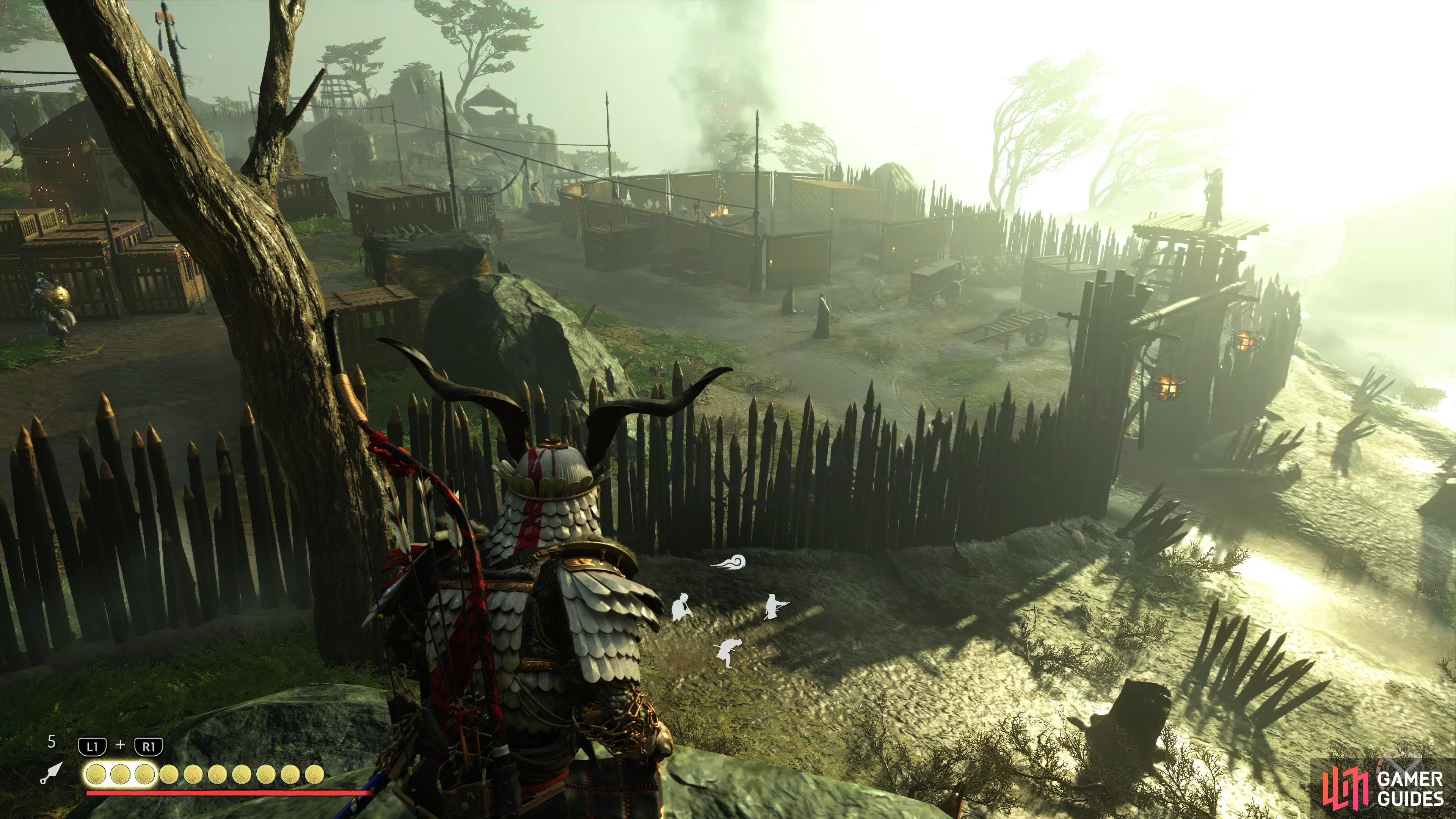 approach from here to be able to have easy access to the commander