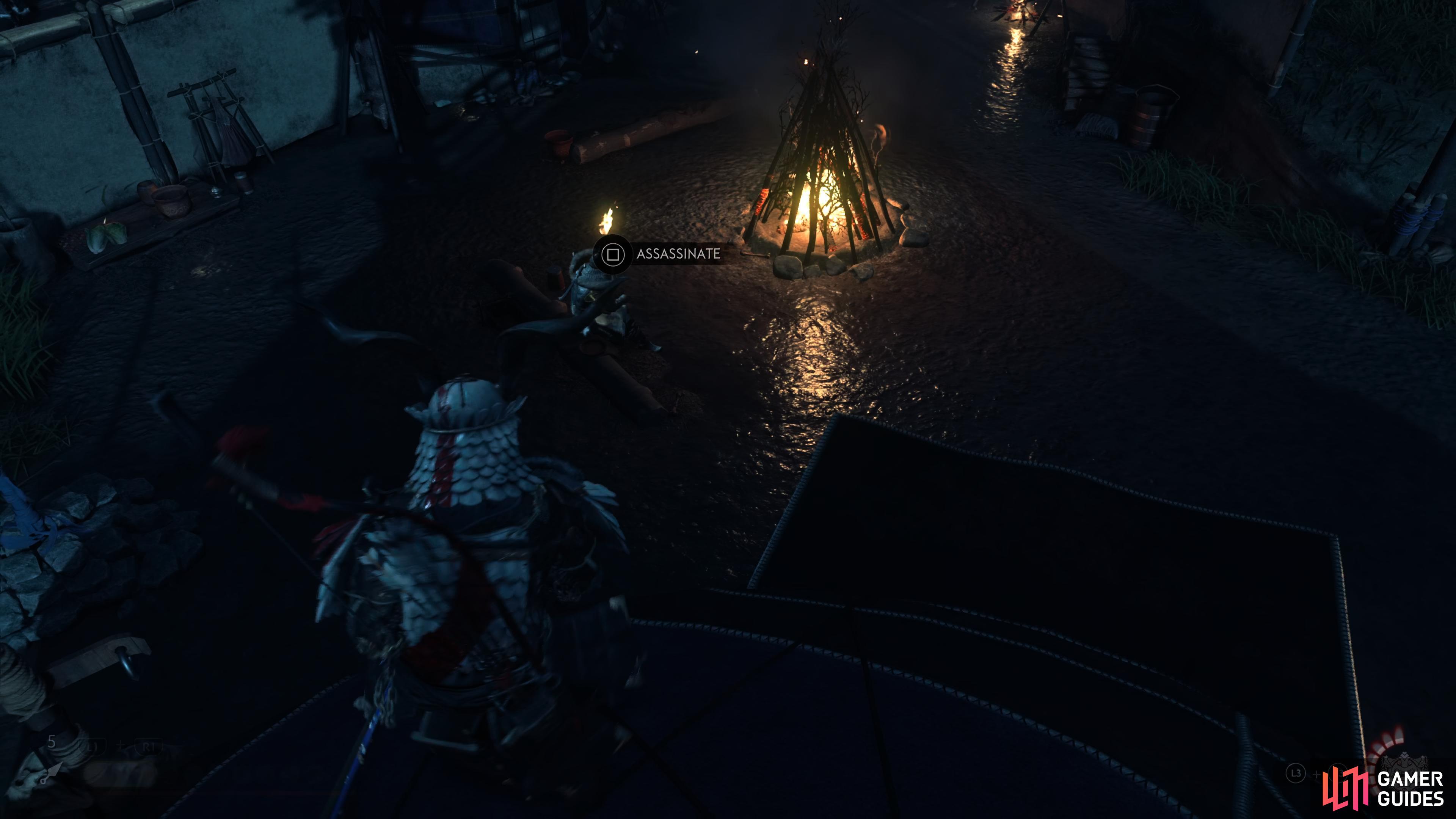 make use of tents for easy kills.