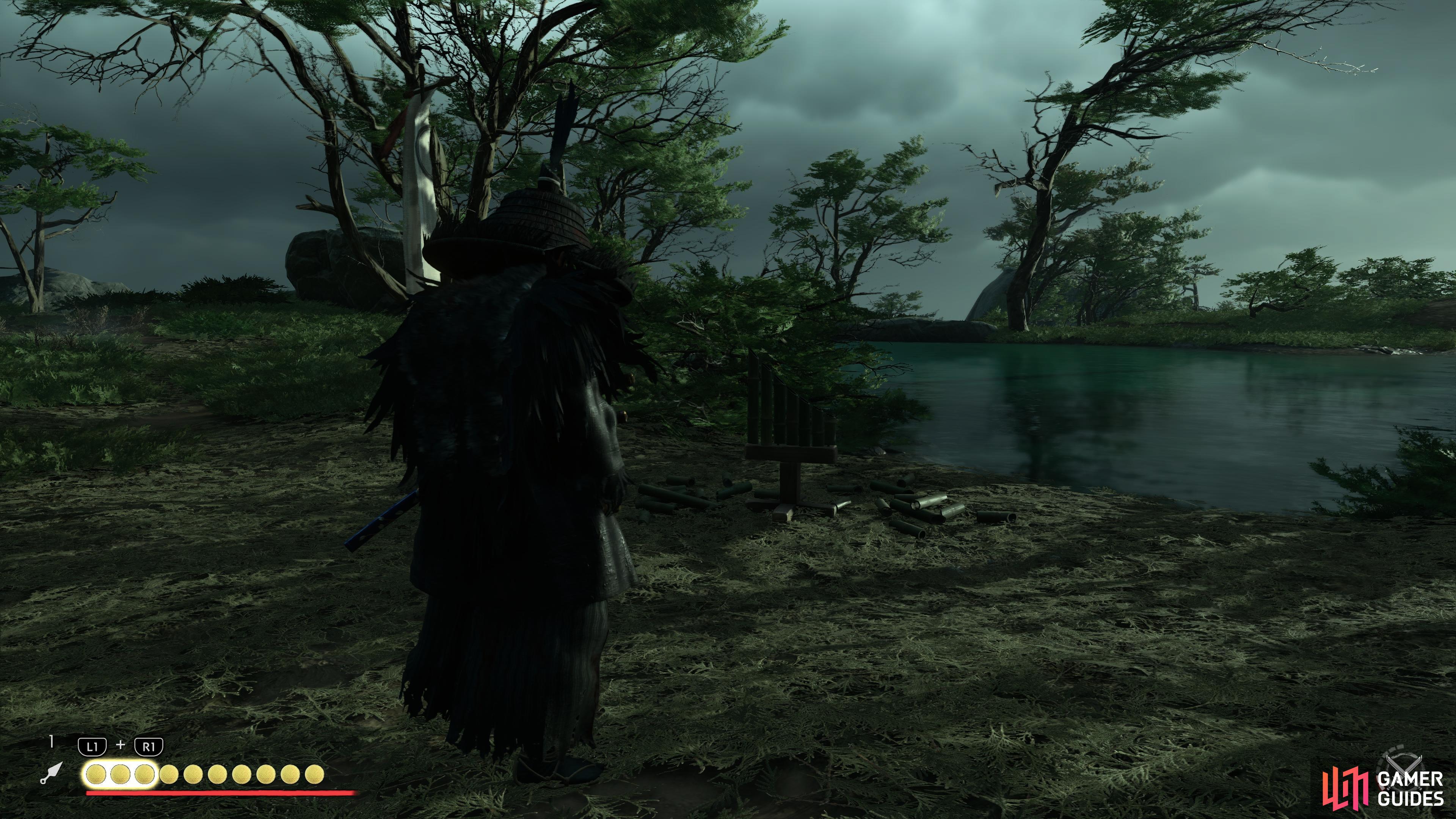 head down to the lake to locate it.