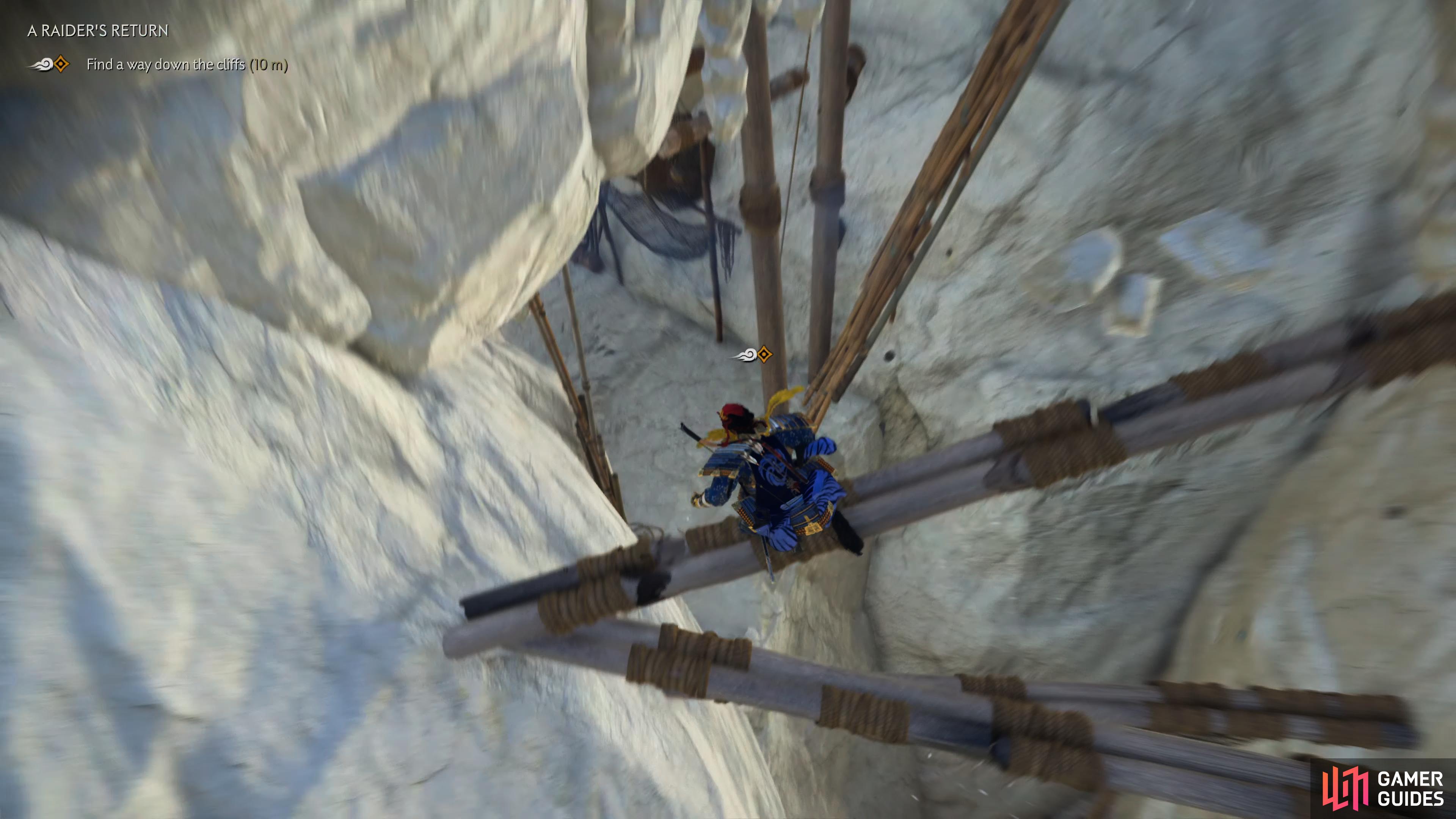 once you begin scaling to the left, you'll drop down to this log.