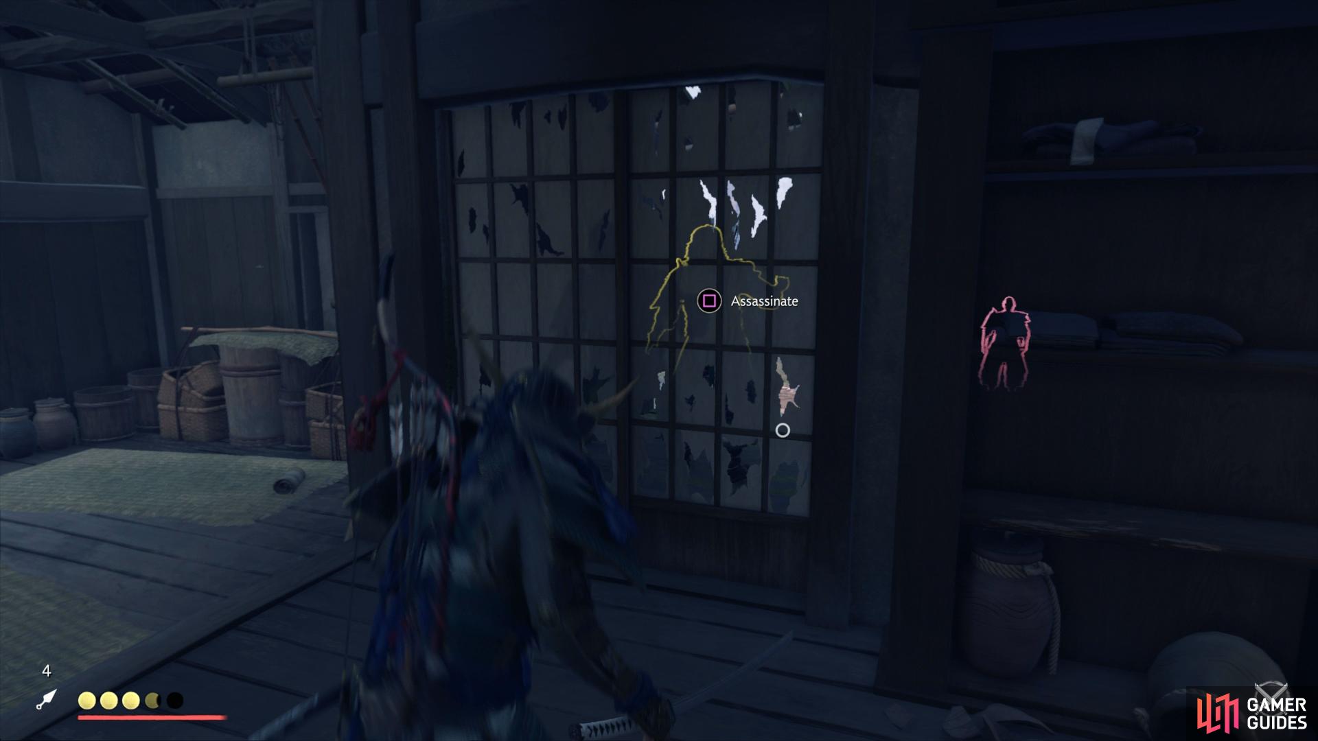 Make use of the house to defeat some easy to reach Mongols