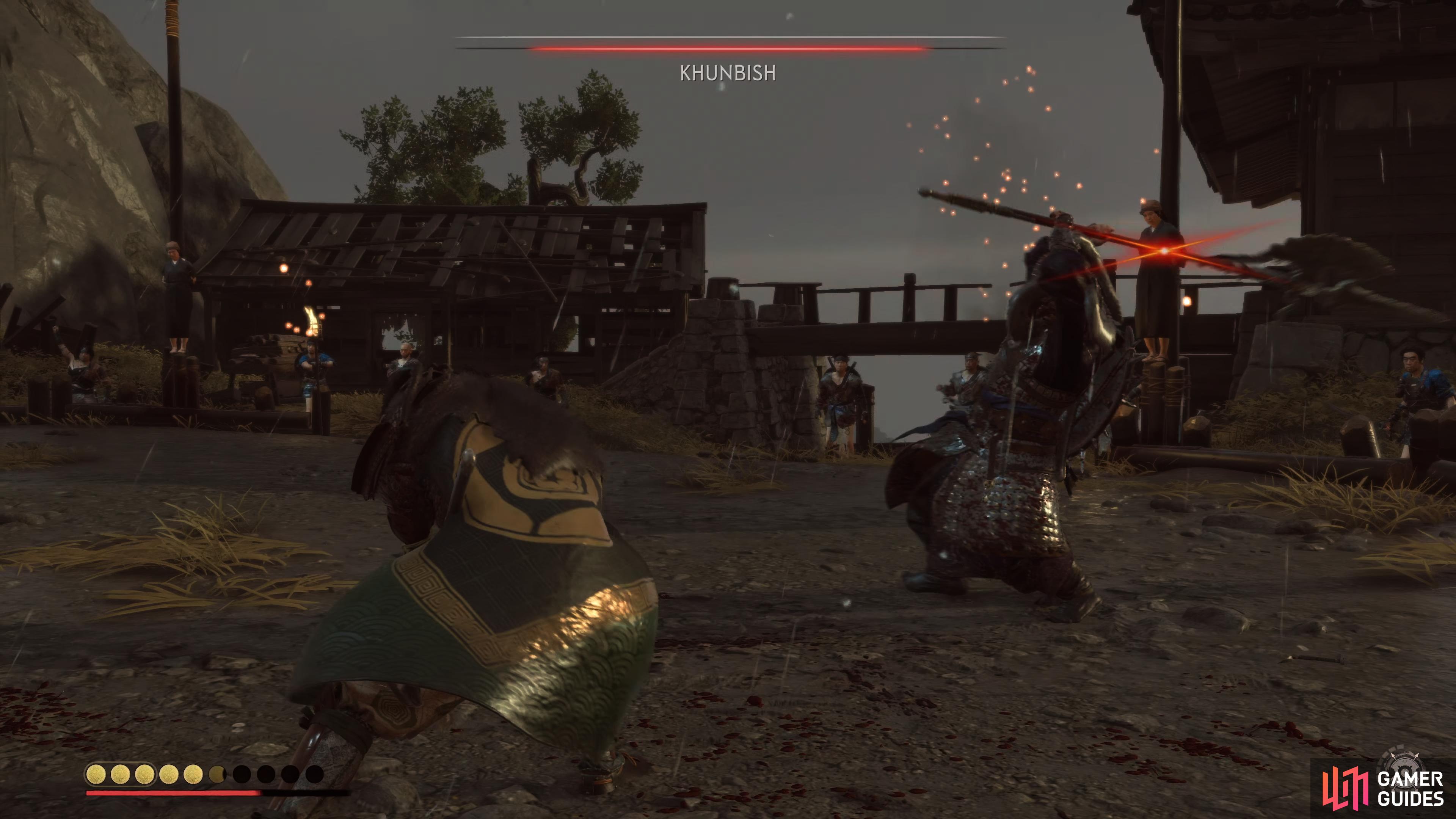 it's better to evade him during his Spear phase