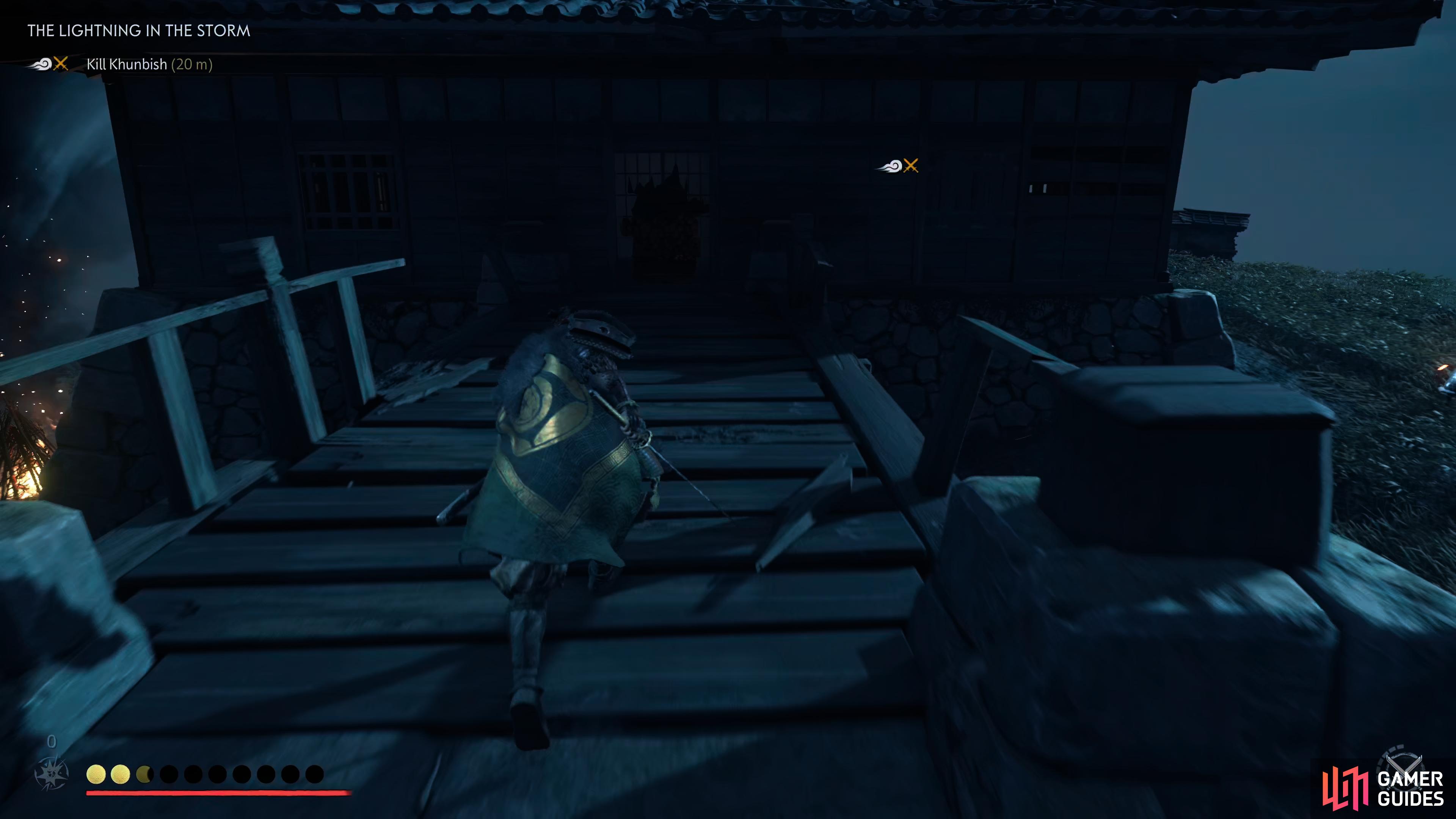 give chase once Khunbish flees following the duel.