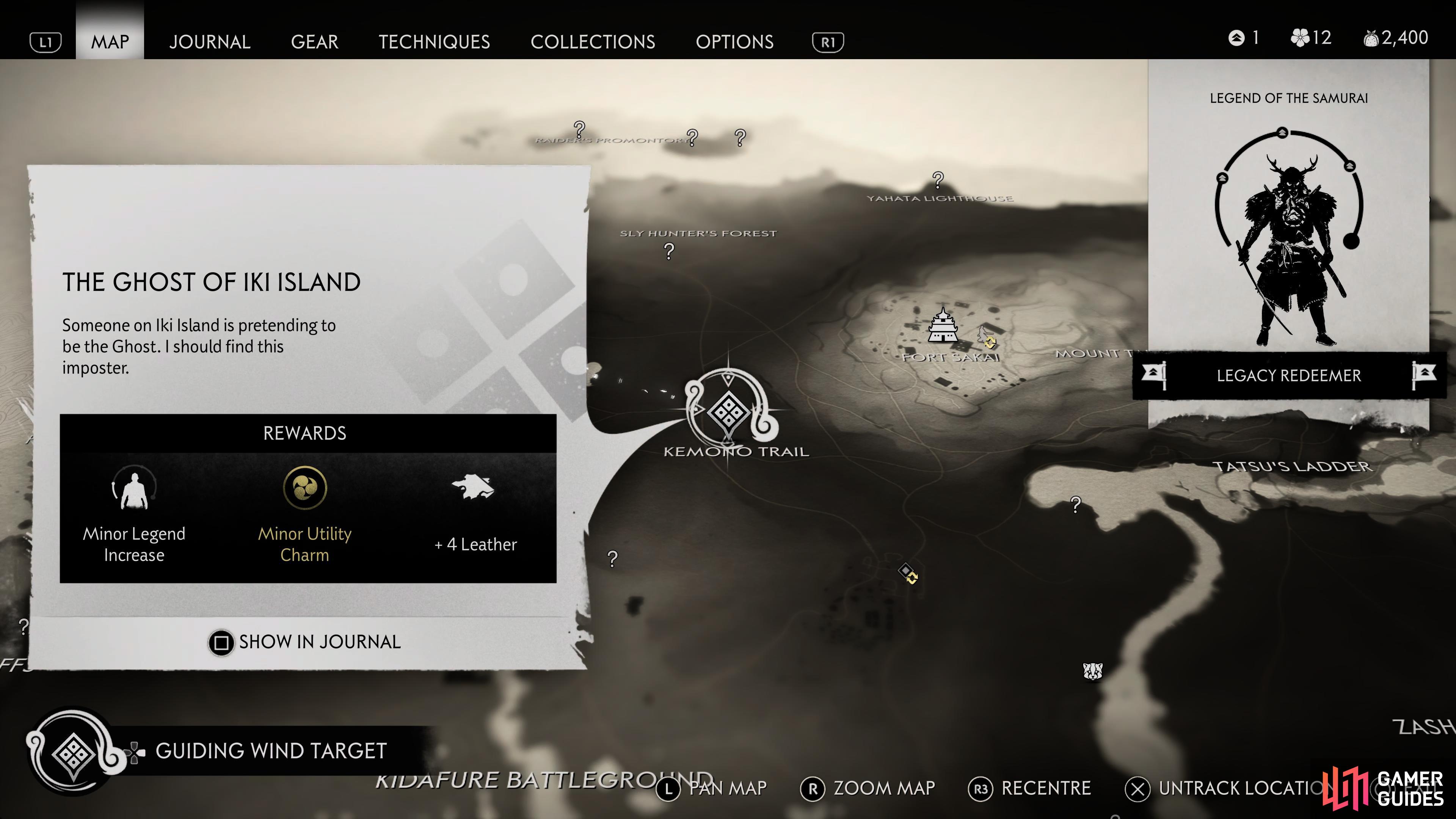 You can begin The Ghost of Iki Island at Kemono Trail