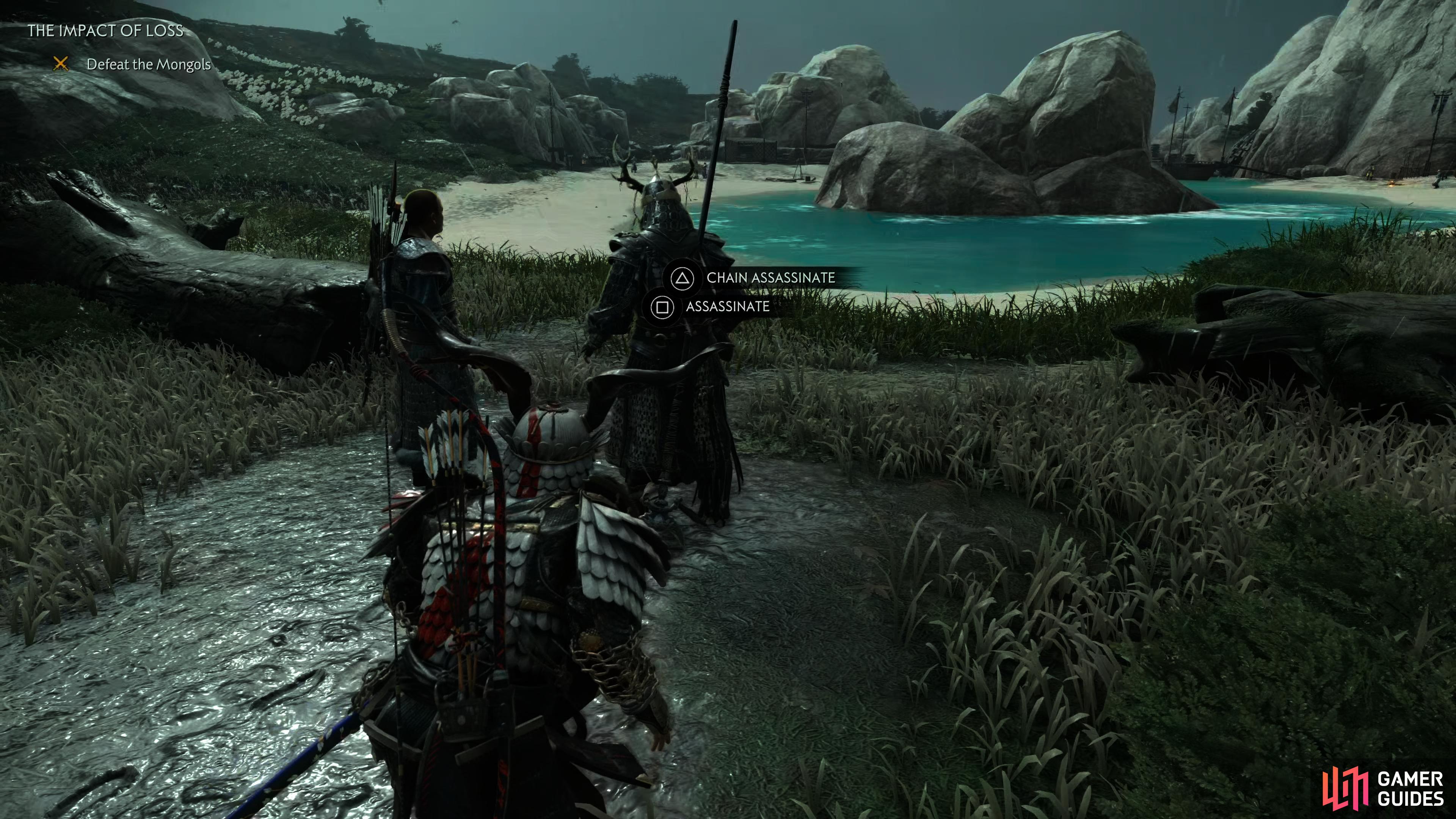 follow the trail and deal with these Mongols using Chain Assassinate