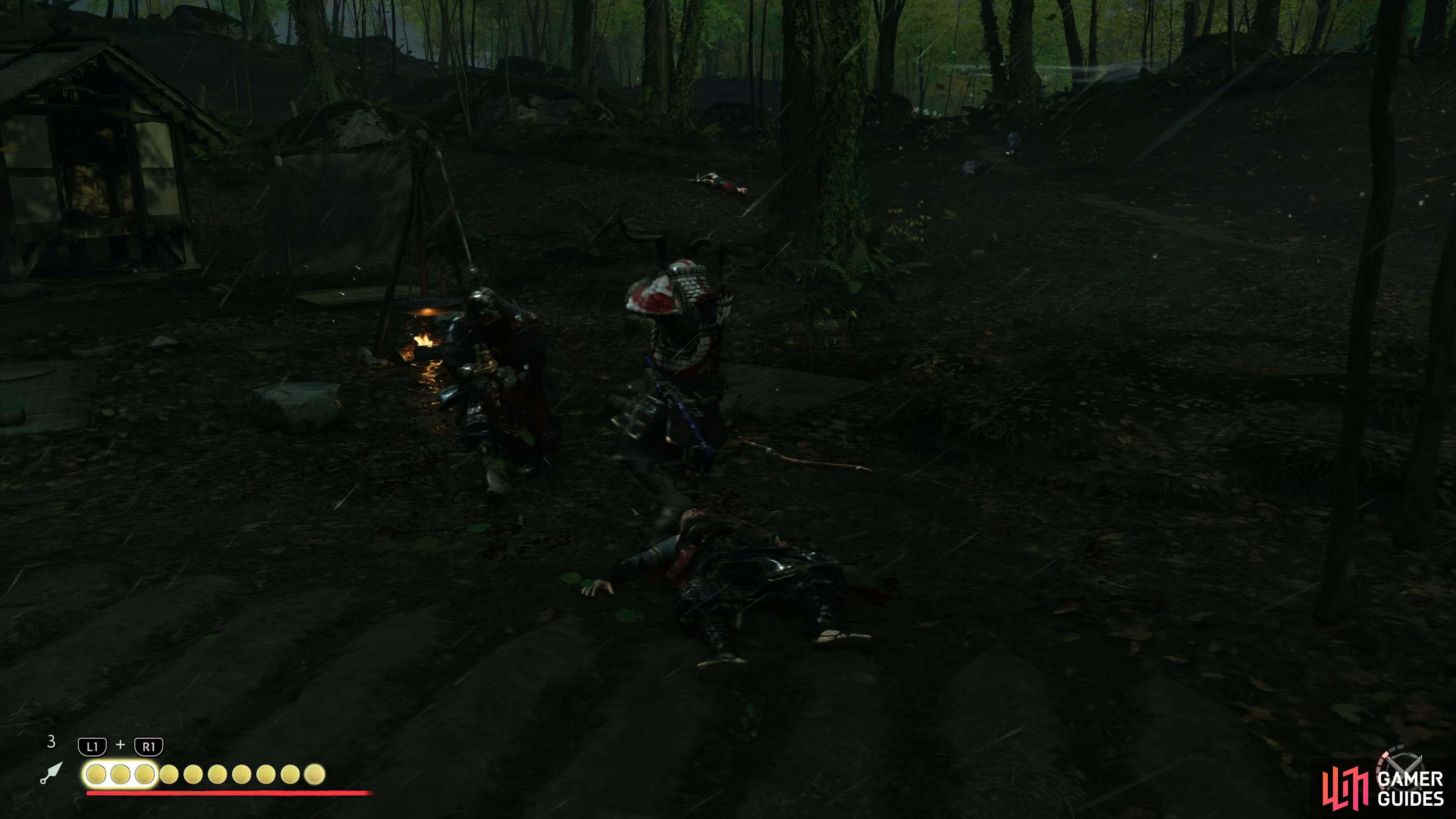 Deal with the enemies before rescuing the "ghost"