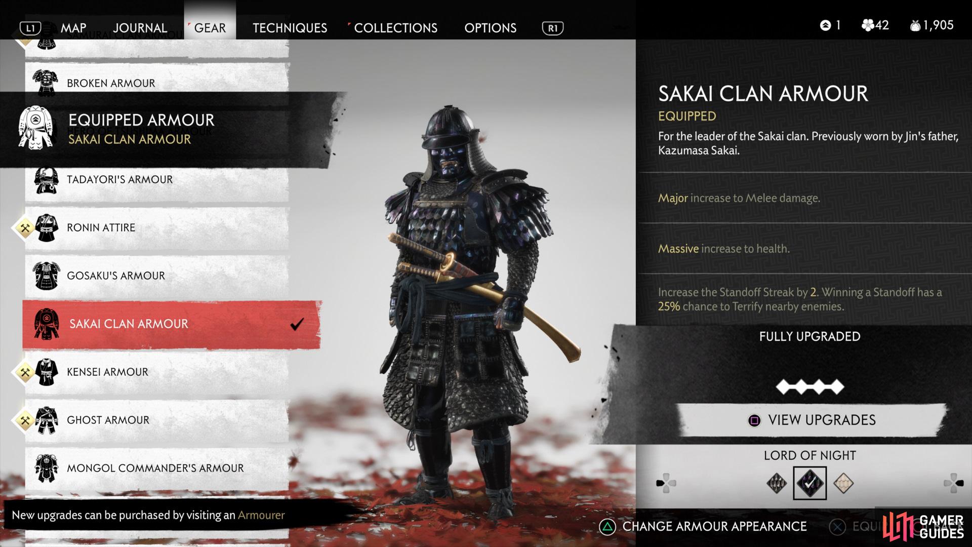 How to get sakai clan armor