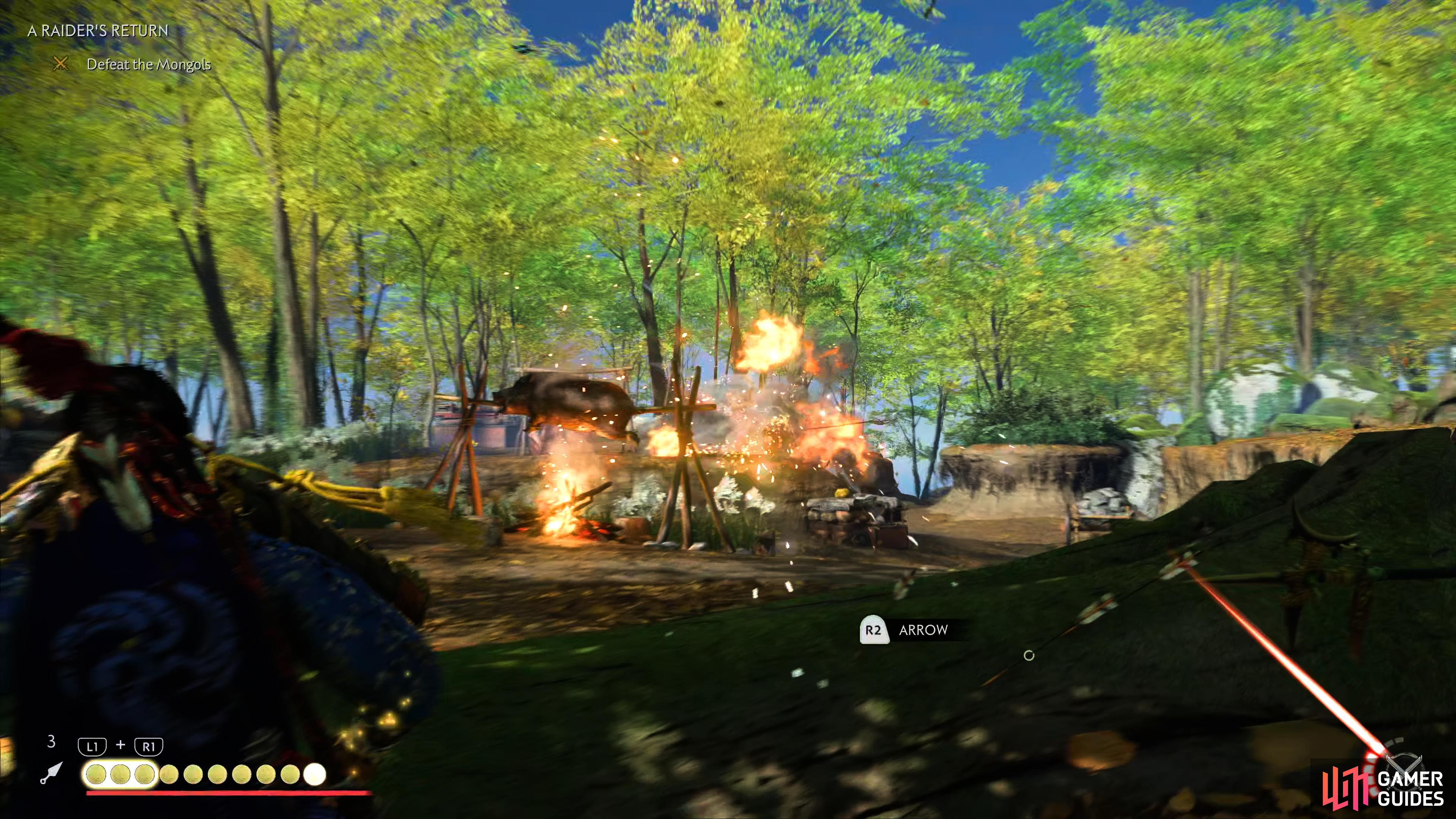 then use an Explosive Arrow to deal with the Shaman at the back.