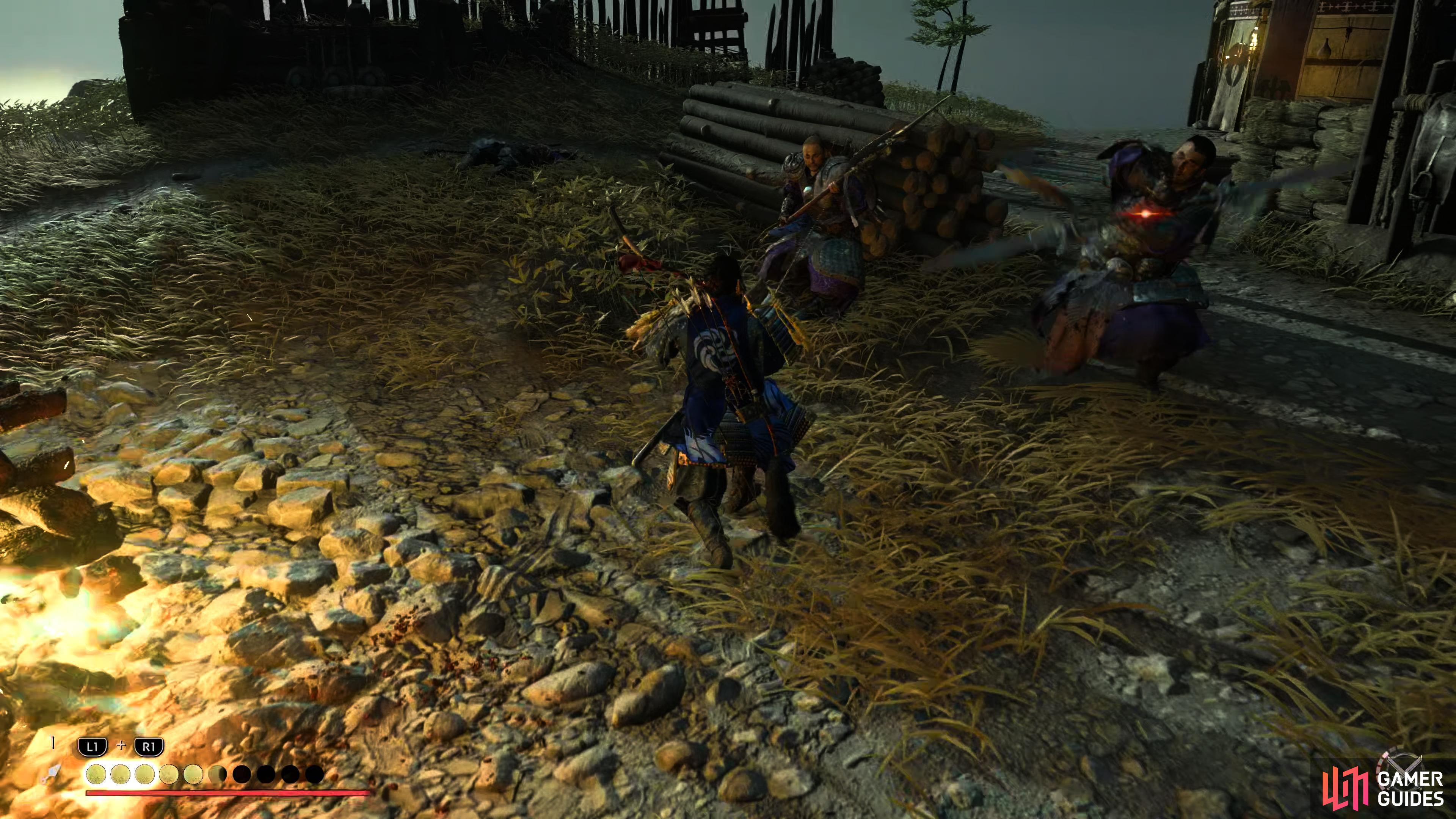 be wary of the spear attacks from the Mongols, you'll take major damage if caught by it.