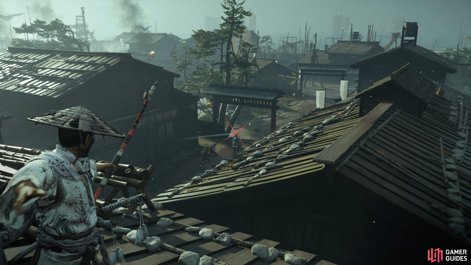Use the Roofs to take down the enemies