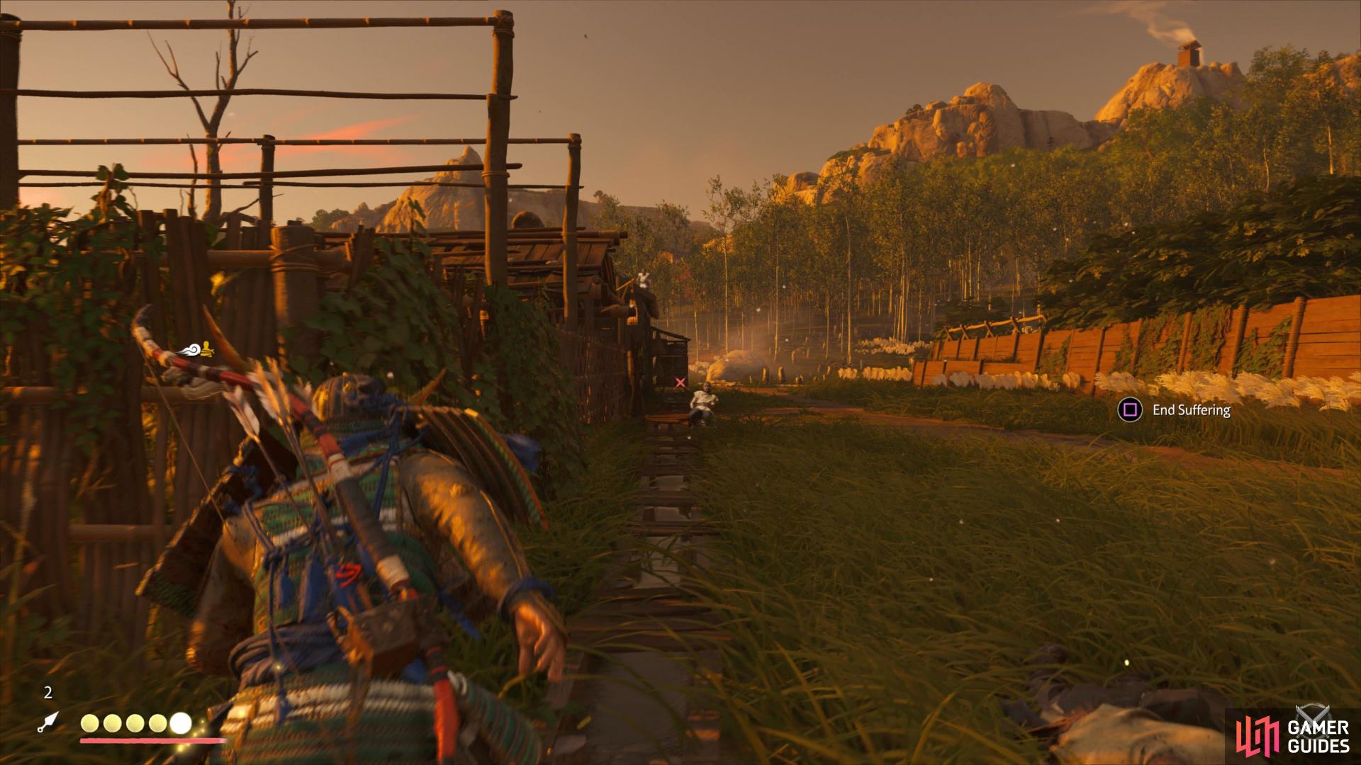 avoid heading through the entrance to this hostage.