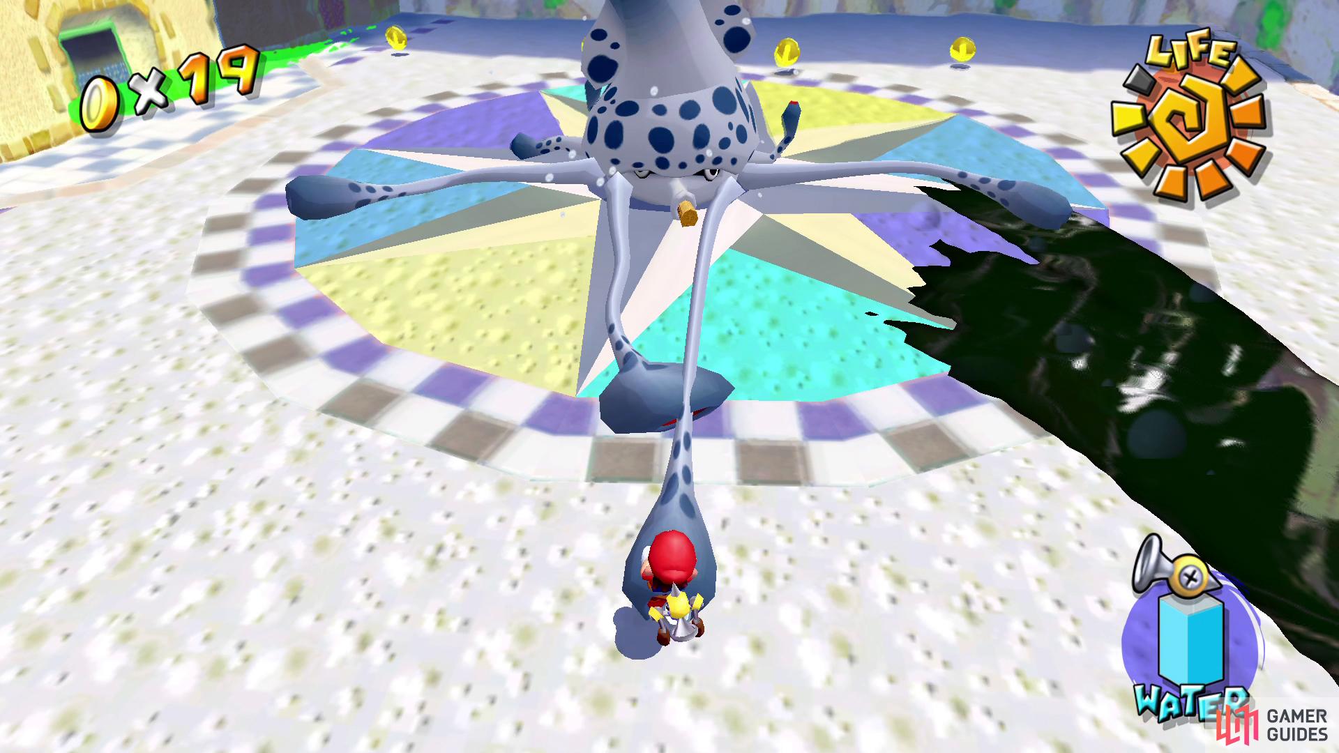 then pull the tentacles back after dodging them