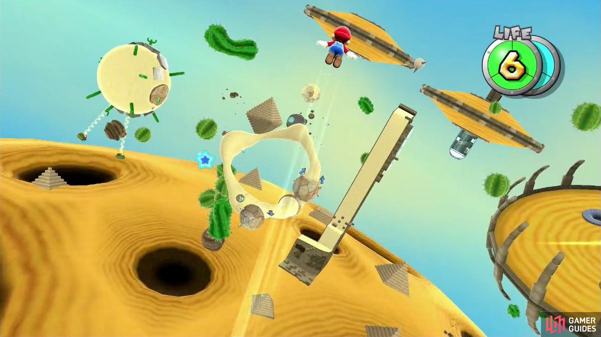 Galaxy Overview - Dusty Dune Galaxy - Super Mario Galaxy | Super Mario 3D All-Stars | Gamer Guides®