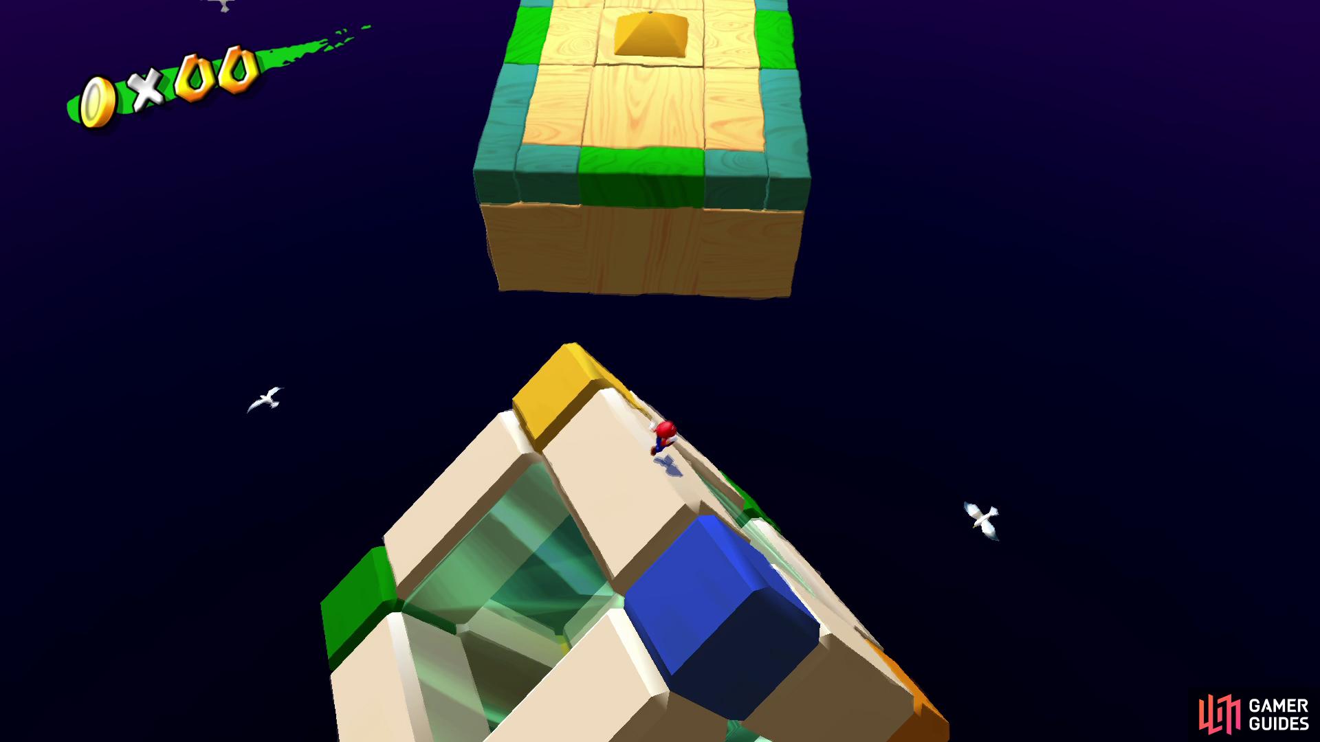 the final giant block will rotate in random positions.