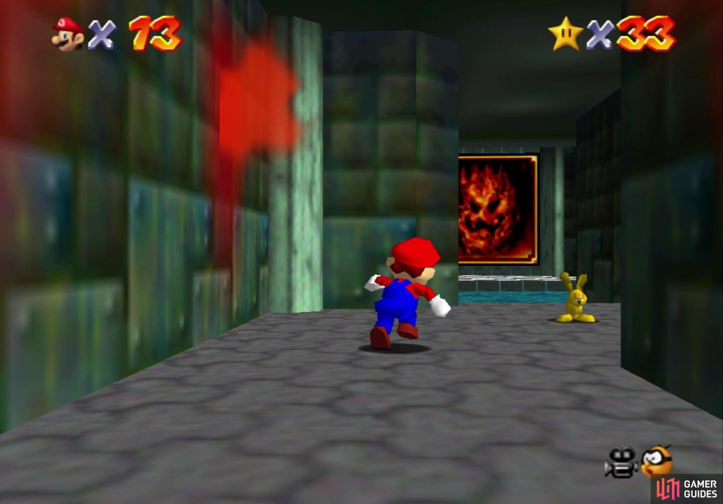 Super Mario 64: Castle Secret Stars, Cap unlocks for the Red Blue and Green  Boxes