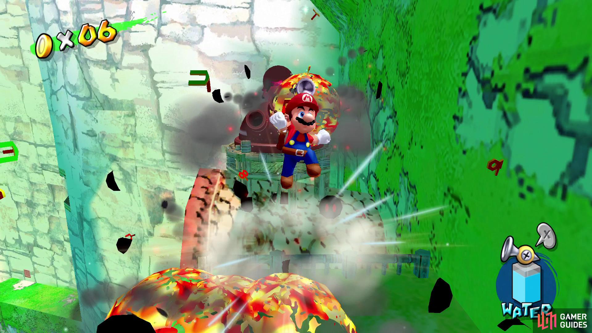 launch the Mole's bombs back at him to defeat him and claim the Shine.