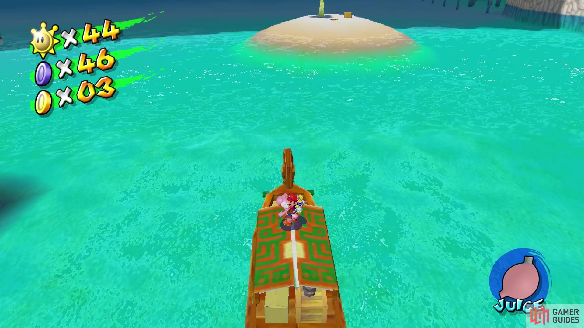 You'll have to use the boats to get to the island