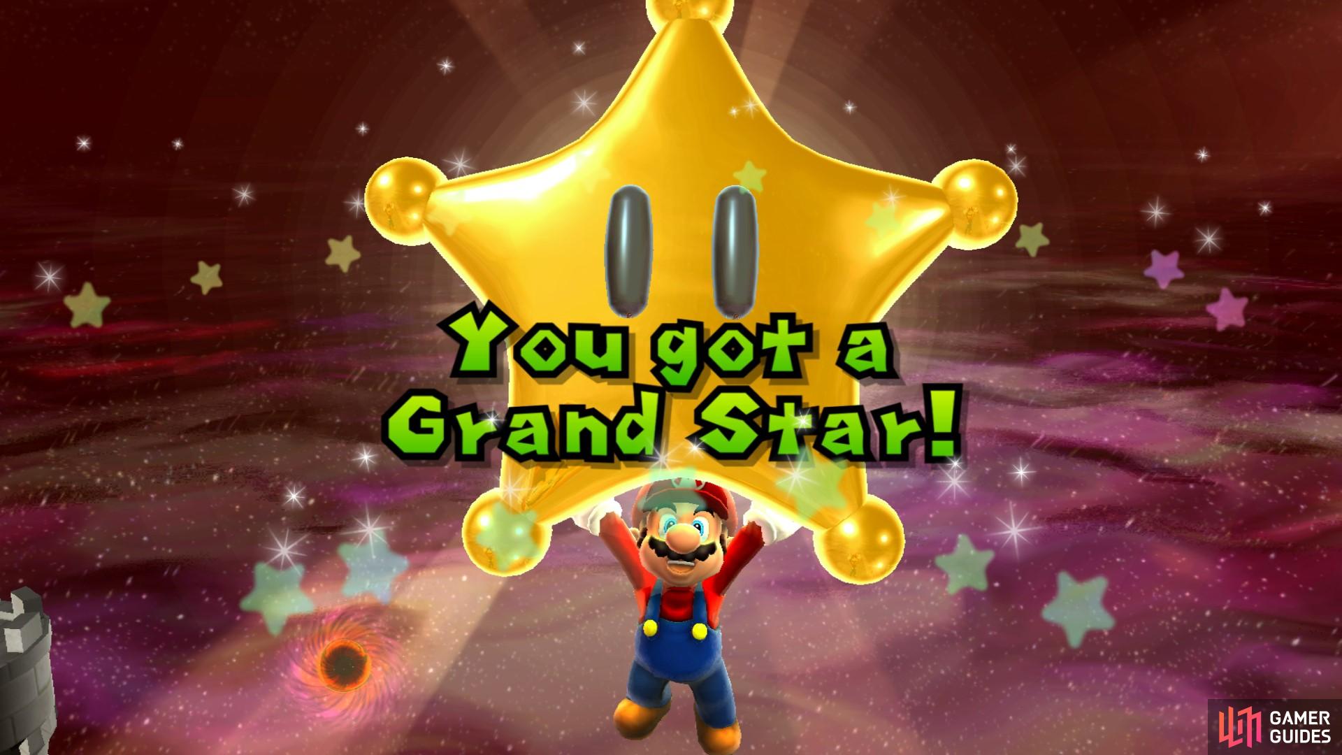 Defeat Bowser to earn a Grand Star!